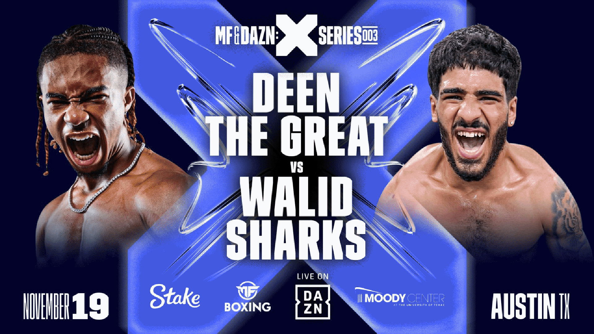 Backdrop for Deen The Great vs. Walid Sharks