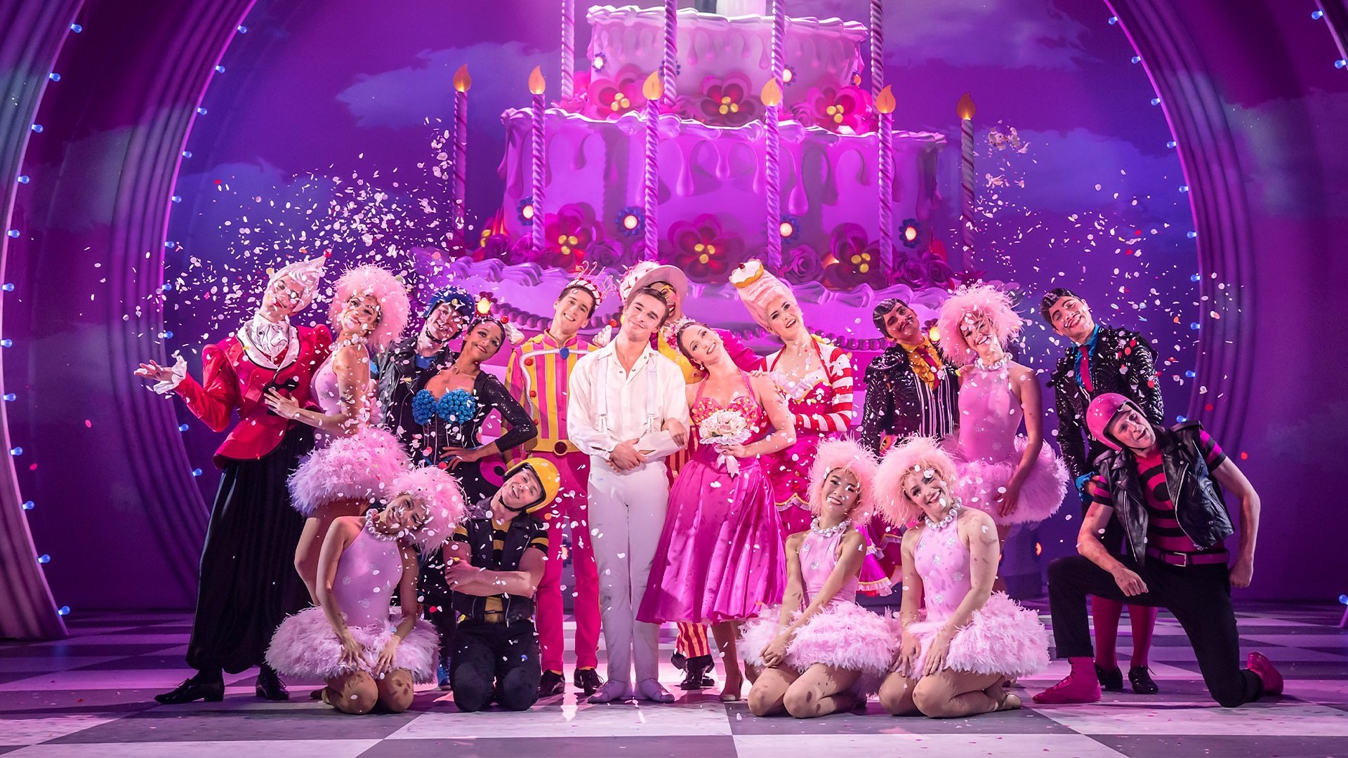 Backdrop for Matthew Bourne's Nutcracker!