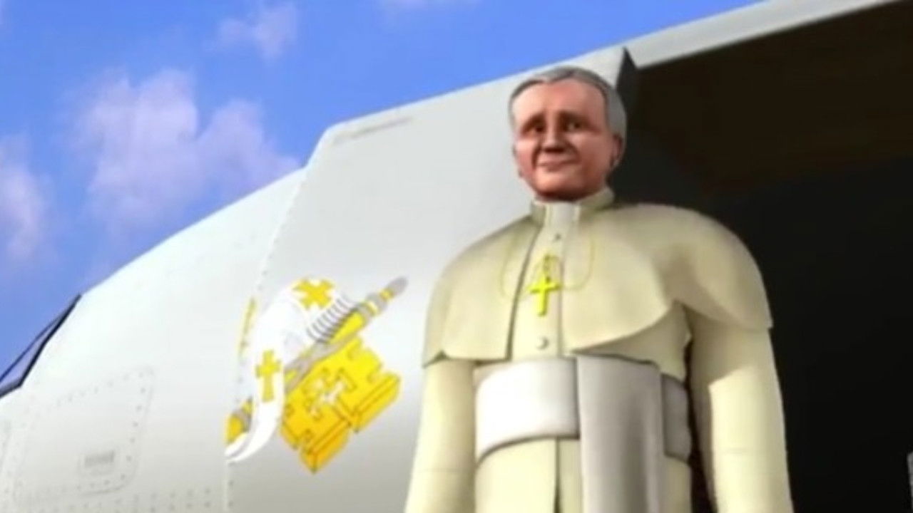 Backdrop for Karol, który został świętym