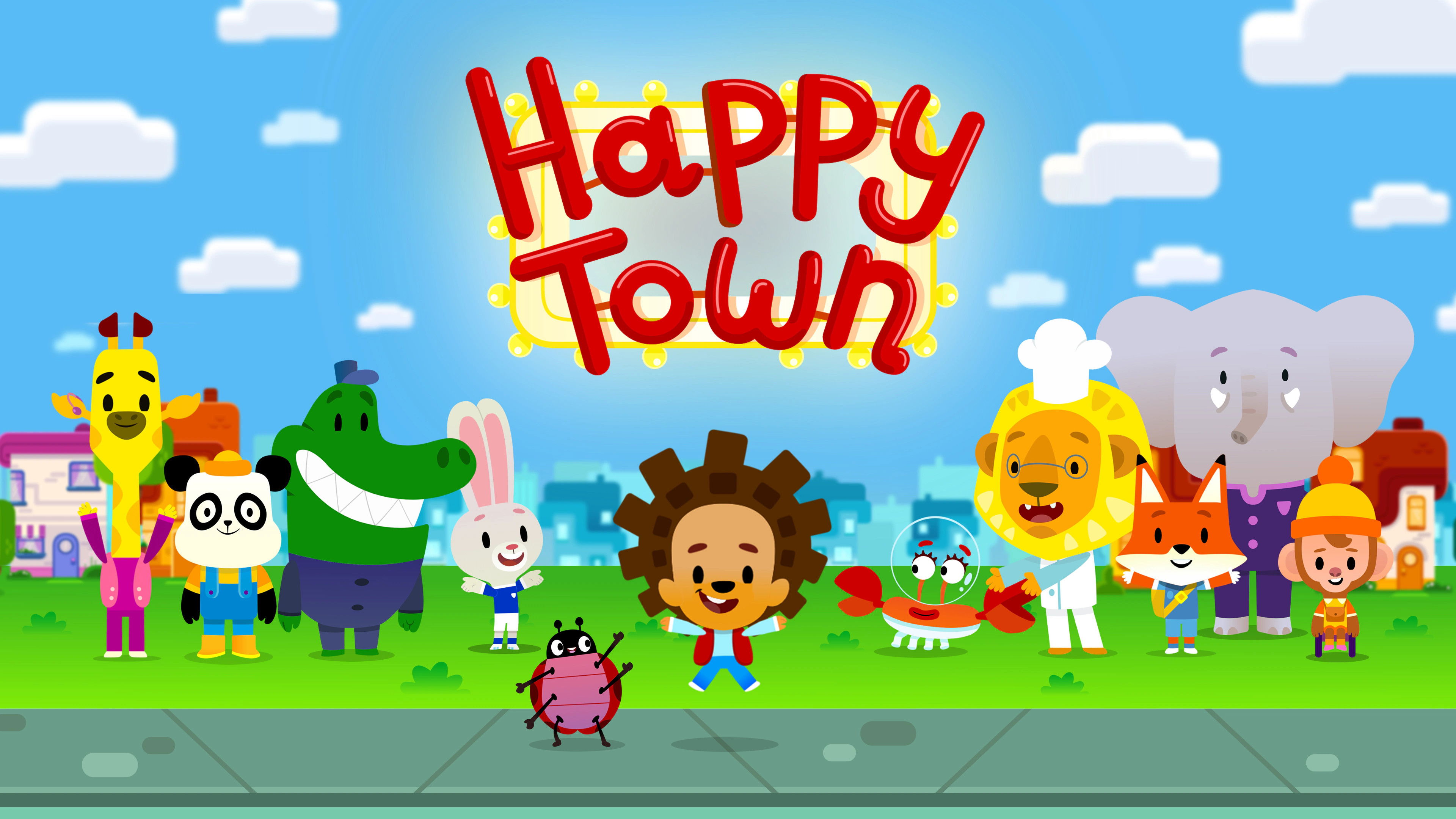 Backdrop for Happy Town