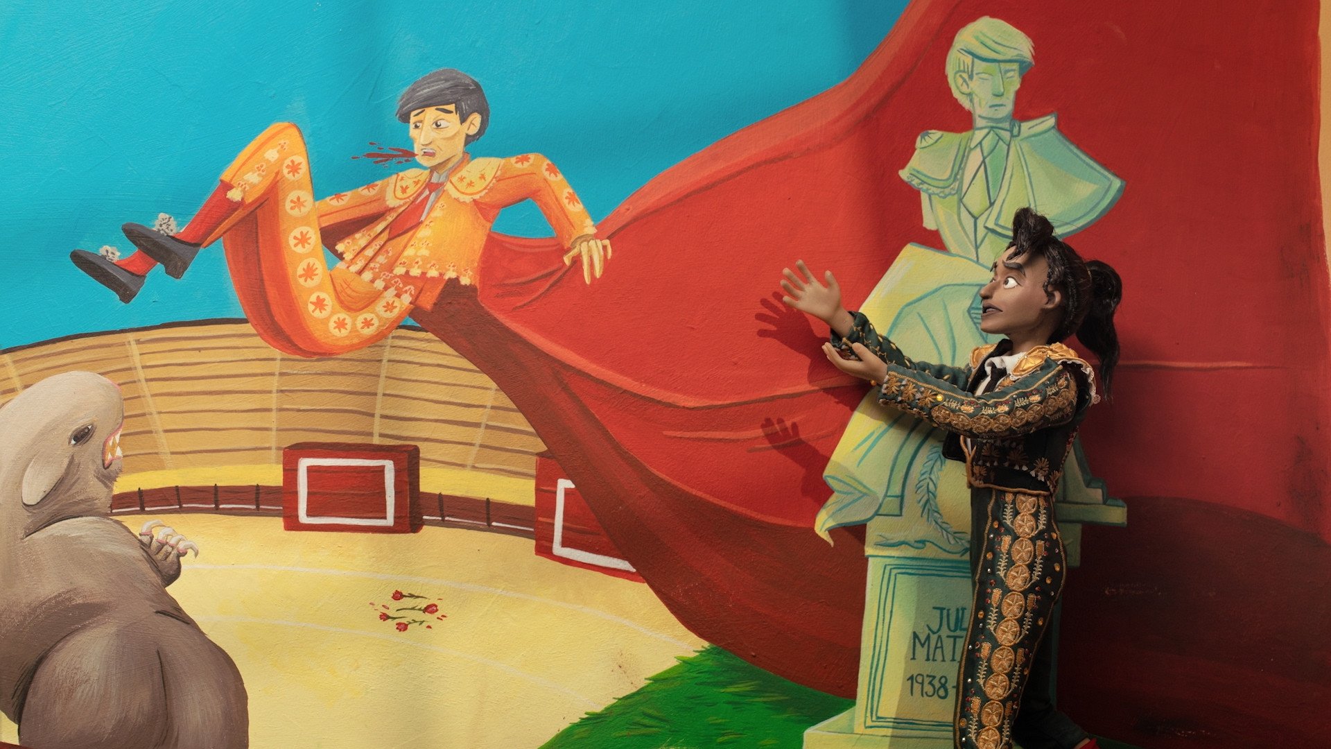 Backdrop for Women Wearing Shoulder Pads