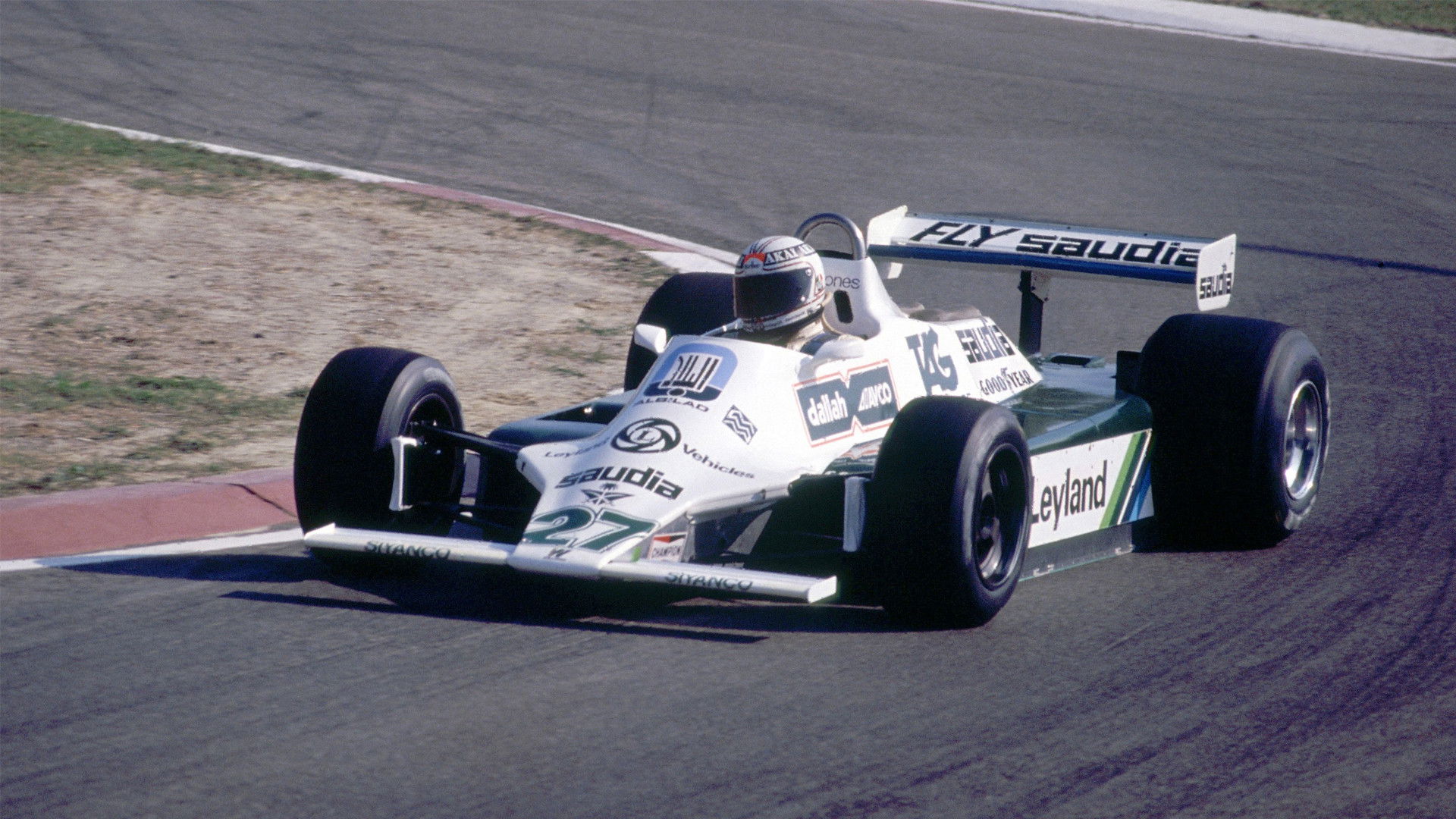 Backdrop for Double First - Williams & Jones: Formula One 1980 - A Review Of The 1980 Grand Prix Season