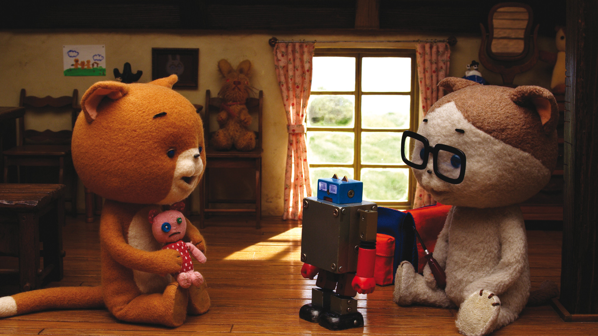 Backdrop for Komaneko the Curious Cat