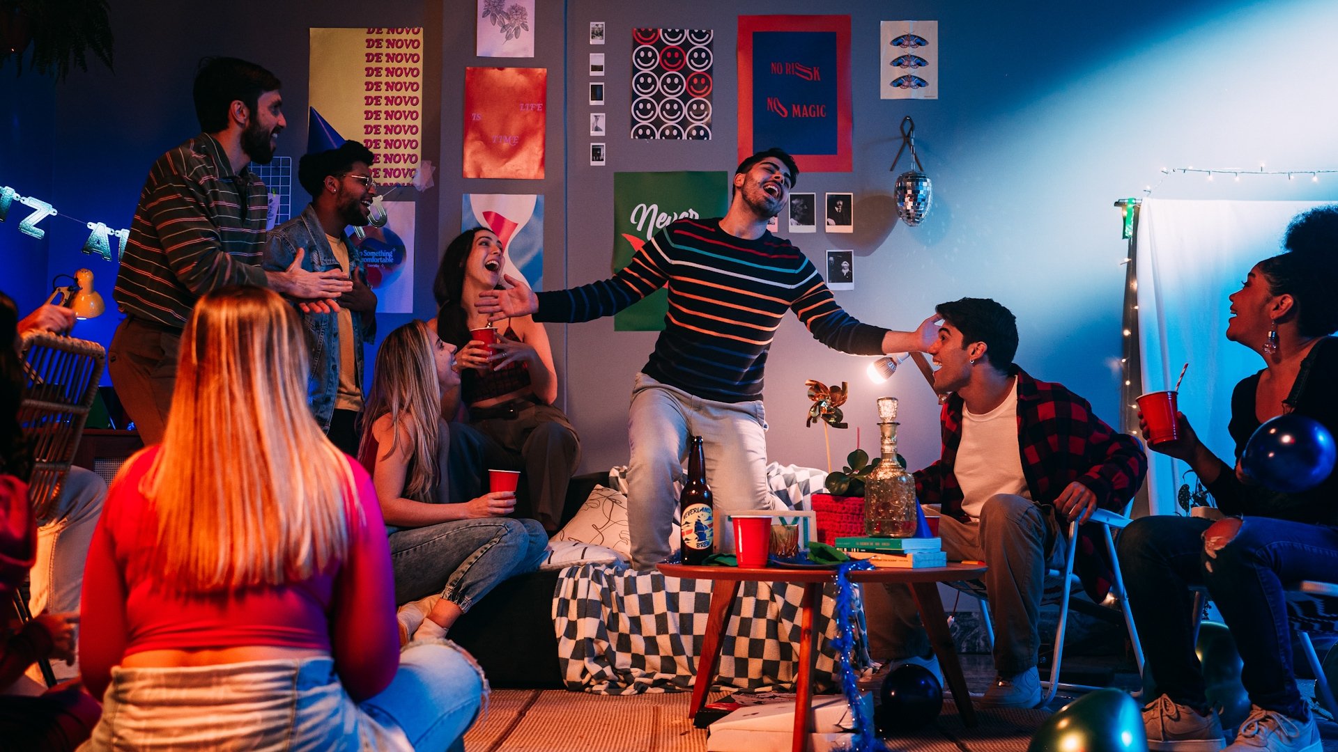 Backdrop for Many Happy Returns