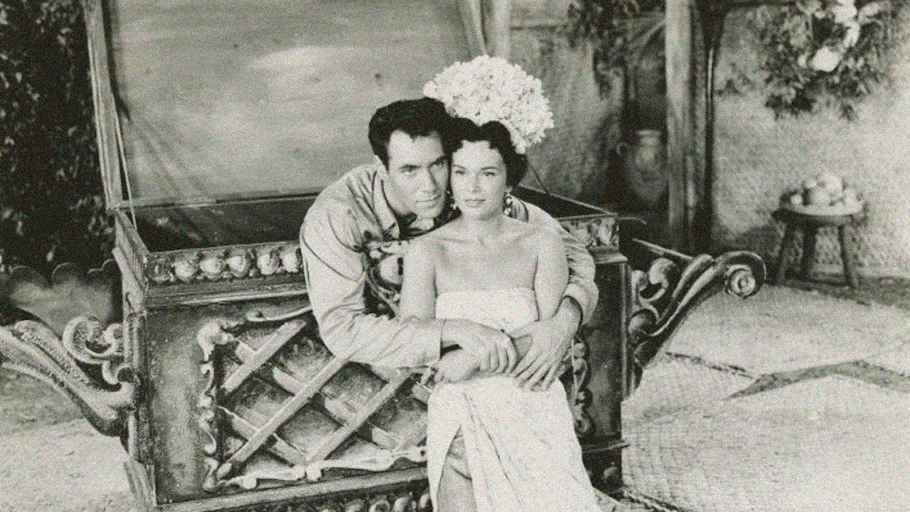 Backdrop for Love Island