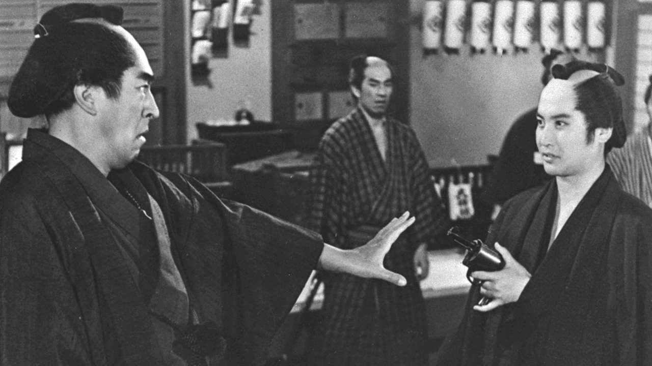 Backdrop for Jirocho' s Days of Youth: Whirlwind on the Tokaido