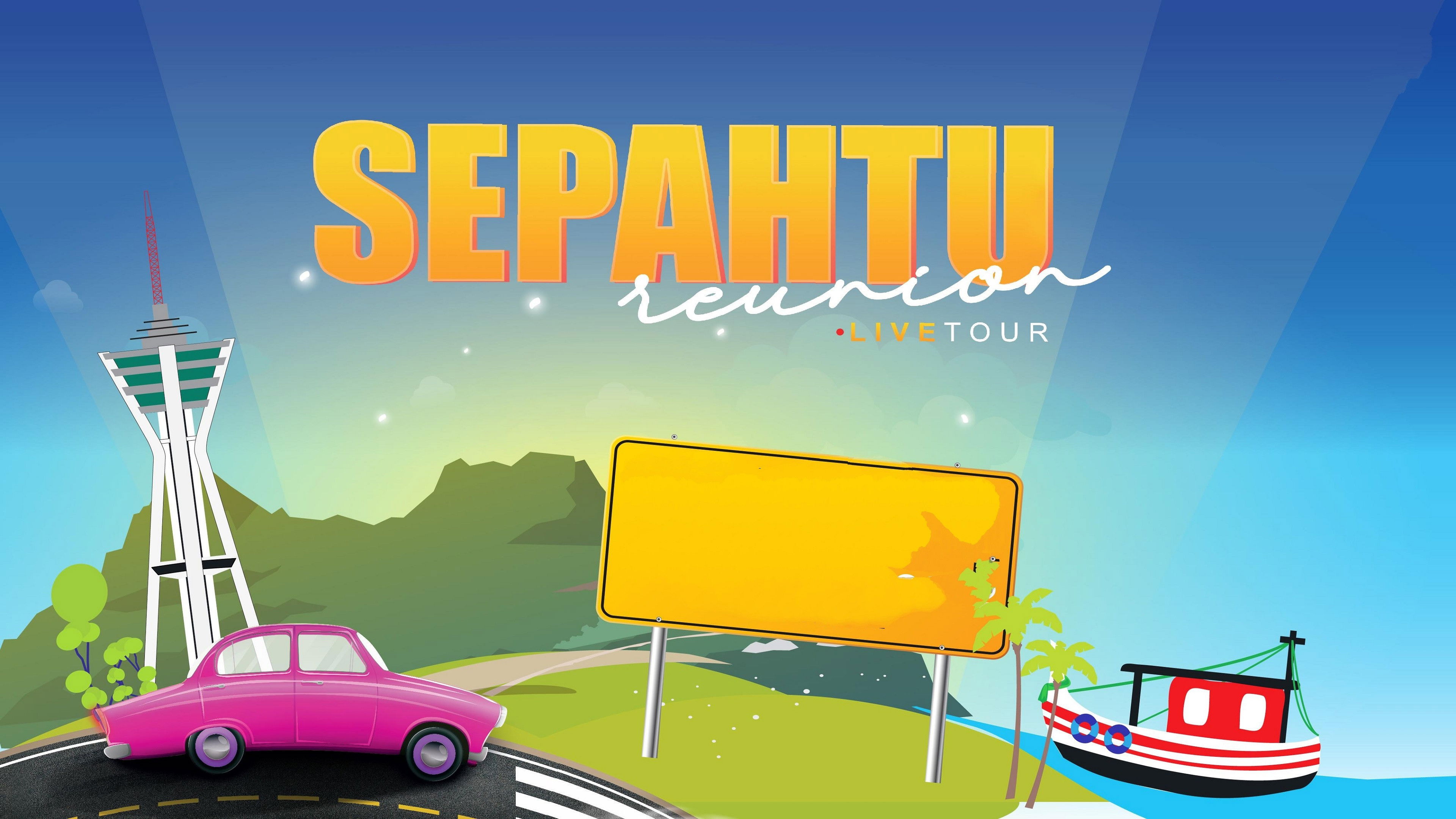 Backdrop for Sepahtu Reunion Live Tour