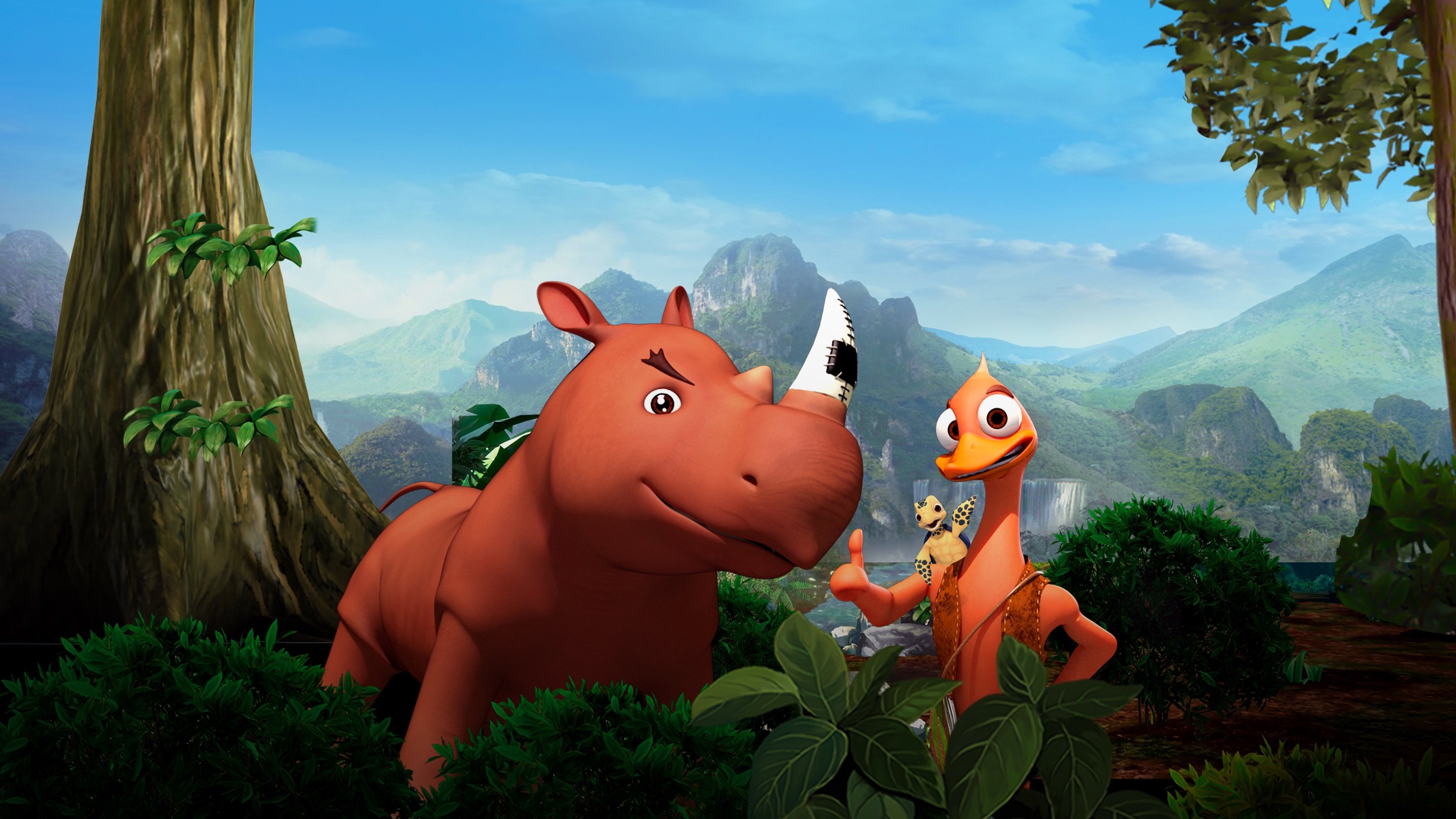 Backdrop for Riki Rhino