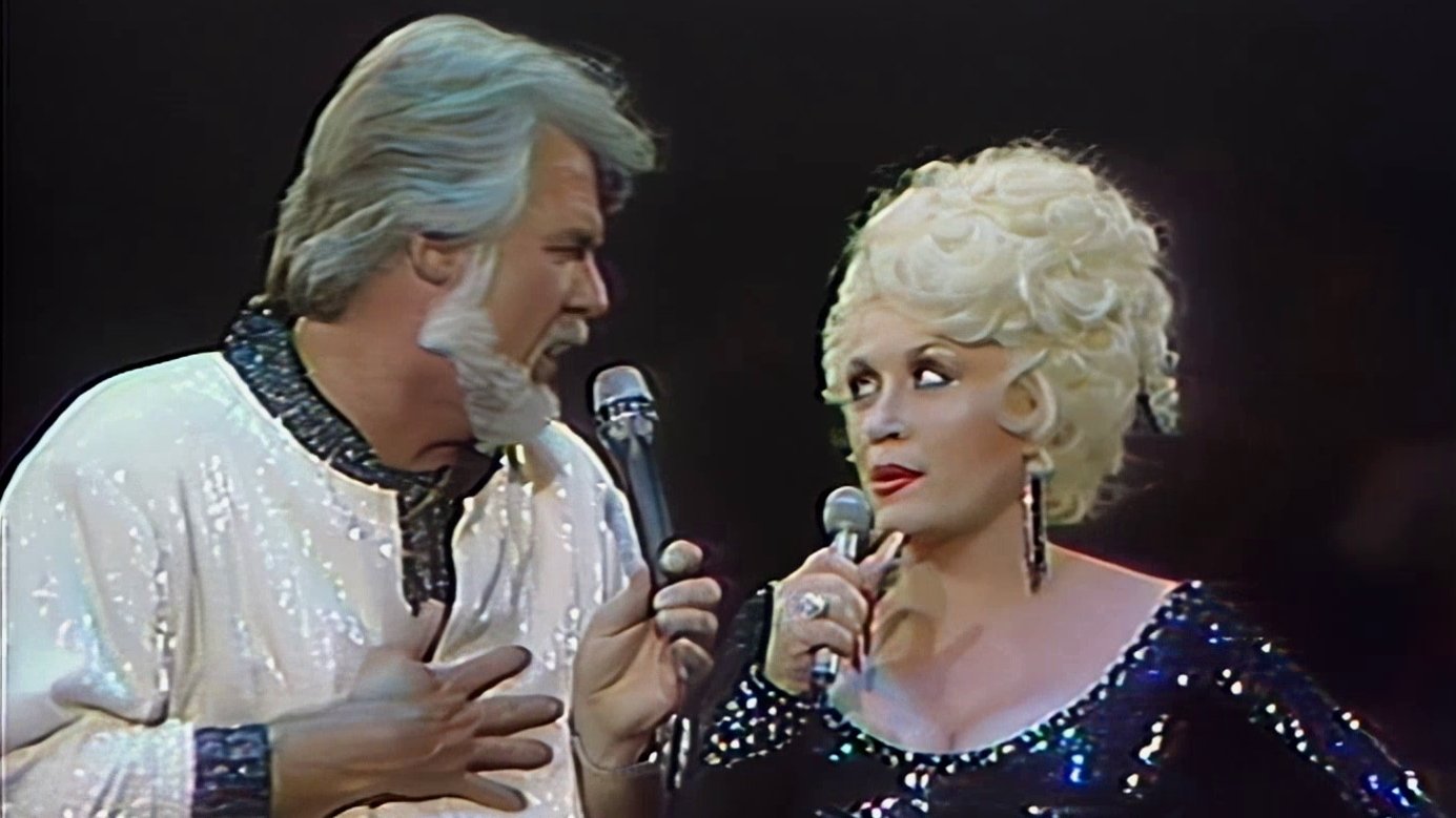 Backdrop for Dolly Parton and Kenny Rogers - Real Love