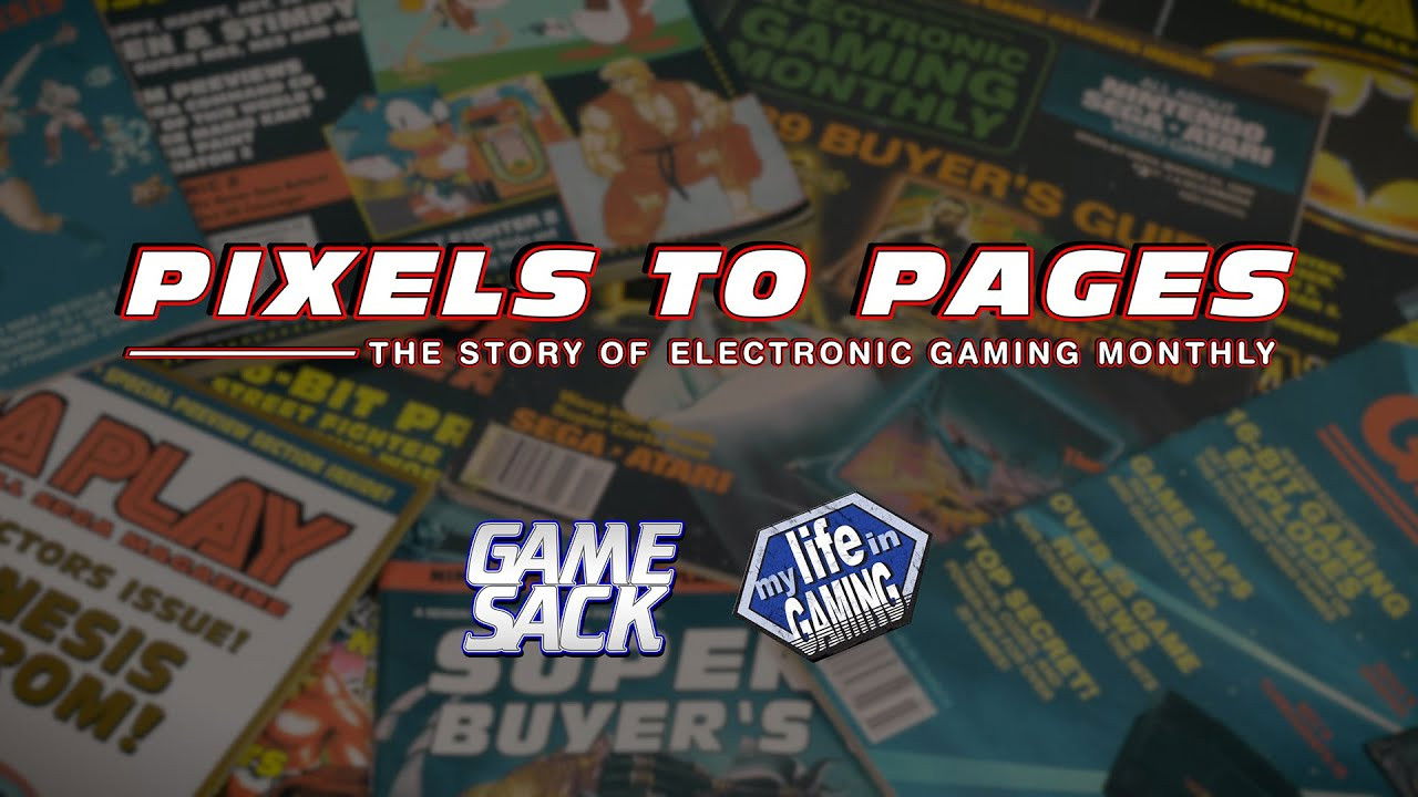 Backdrop for Pixels to Pages - The Story of Electronic Gaming Monthly
