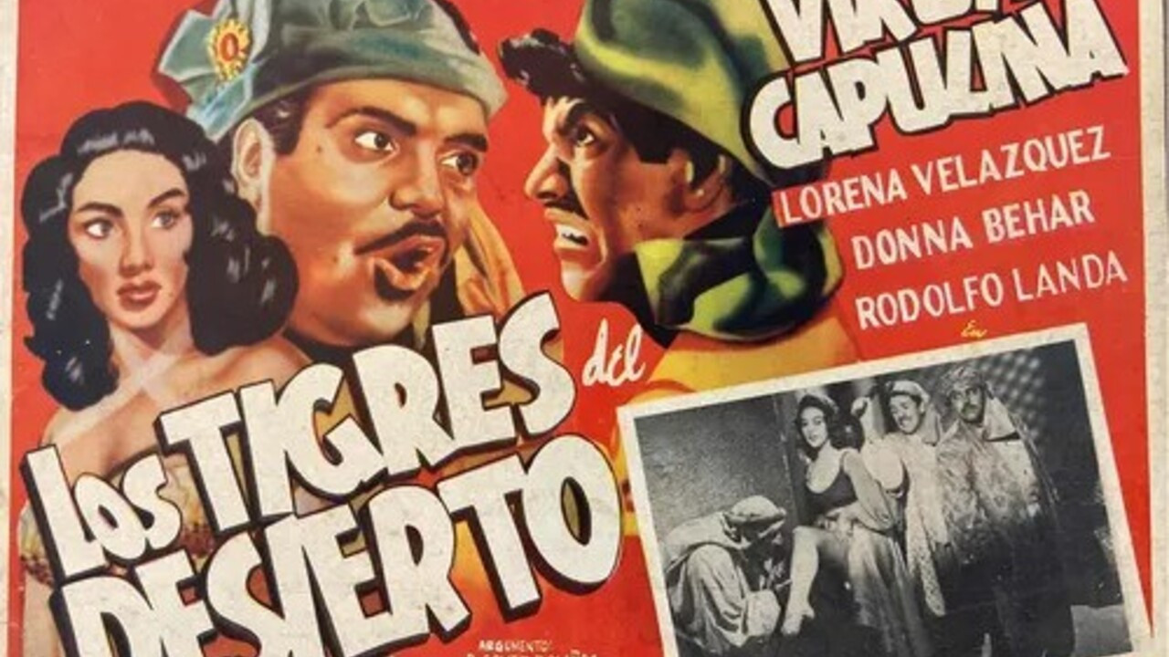 Backdrop for Los tigres del desierto