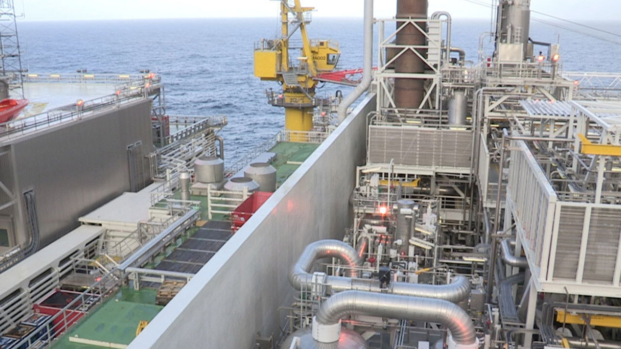 Backdrop for The Life Onboard Gjøa