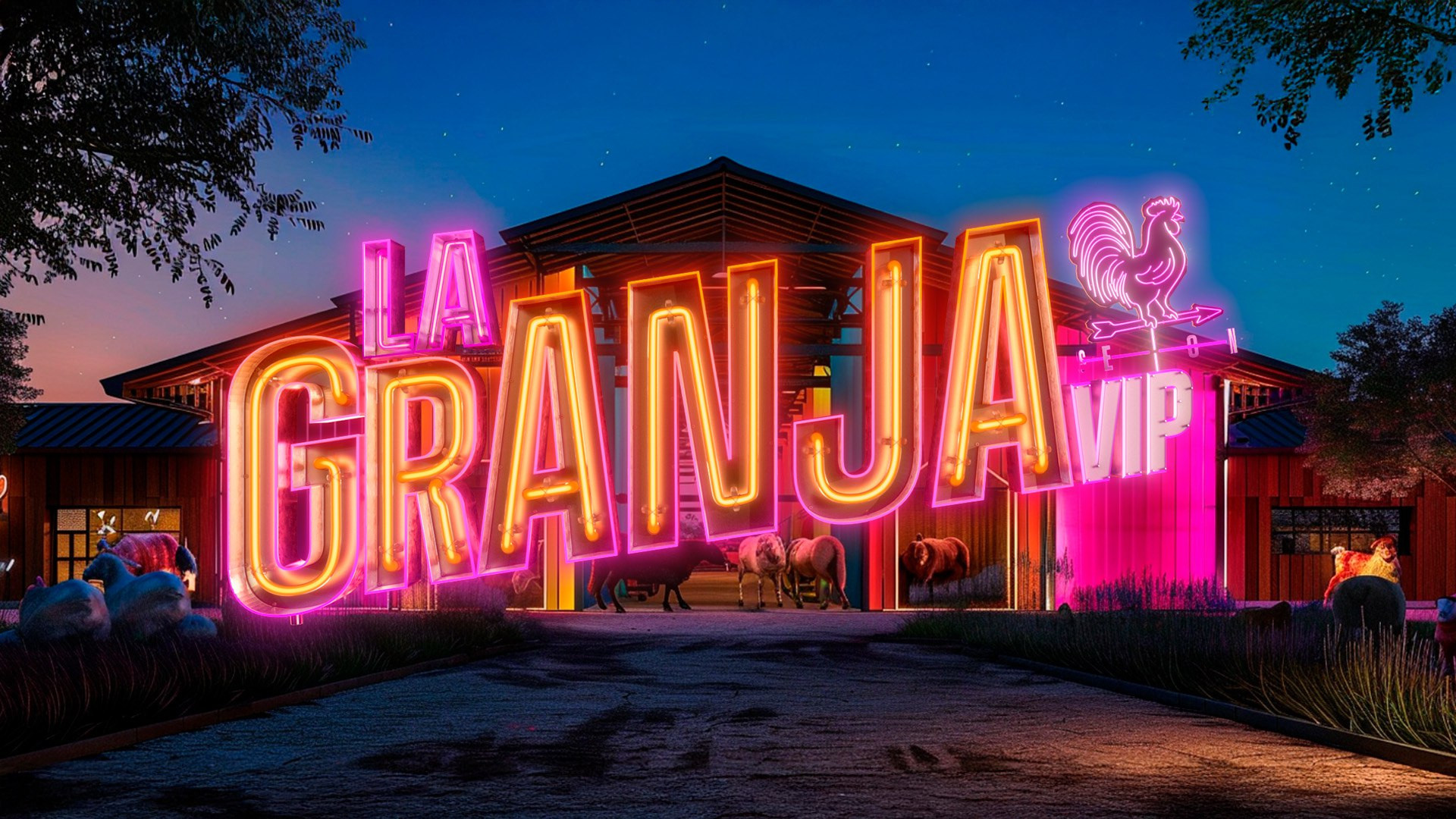 Backdrop for La Granja VIP México