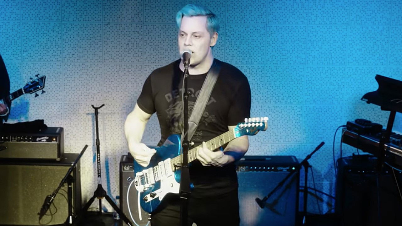 Backdrop for Jack White à l'Olympia