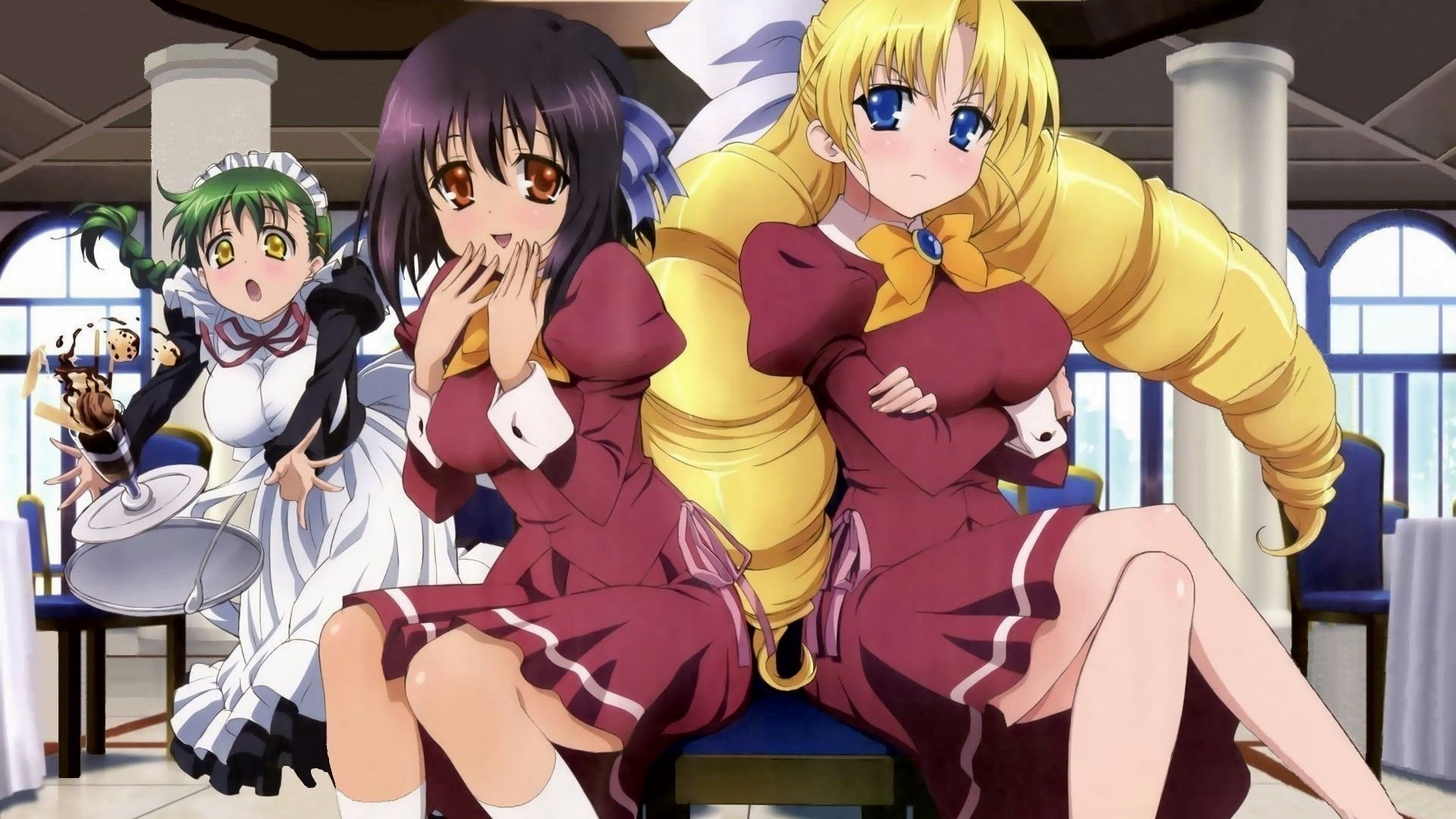 Backdrop for Ladies versus Butlers!