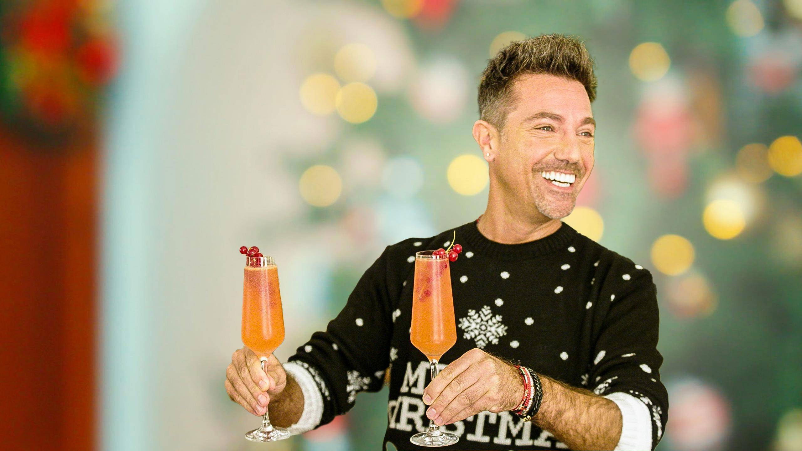 Backdrop for Gino's Italian Christmas Feast