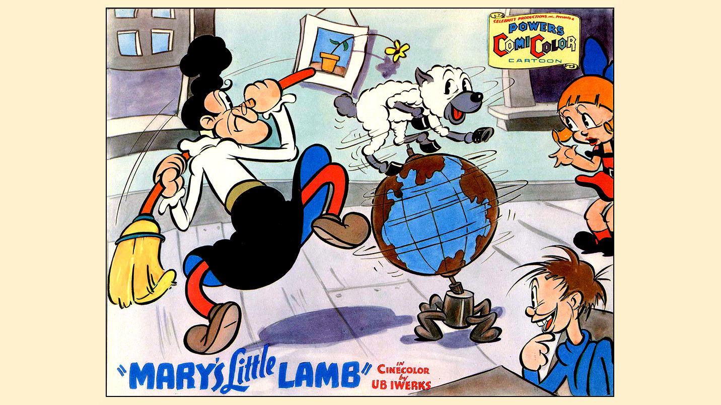 Backdrop for Mary's Little Lamb