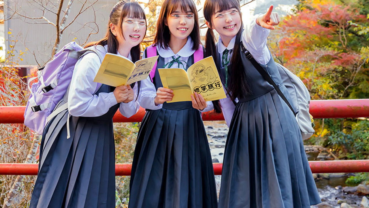 Backdrop for HUNTC-136 [School Trip Memories Are The First Orgy] Girls Who Want To Grow Up Are Going Wild And Having An Orgy On A School Trip! A School Trip Full Of Creampies Is The Best Memory