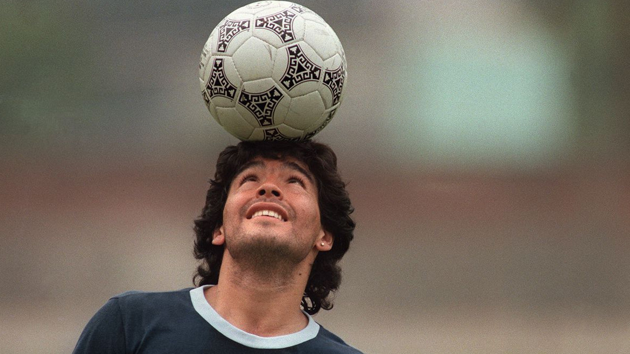 Backdrop for Maradona, the Golden Kid