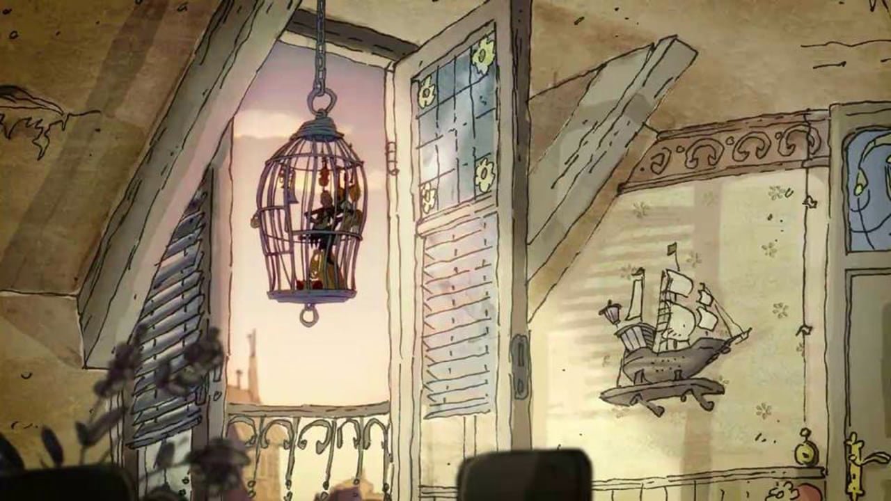 Backdrop for The Musical Mr. Finch