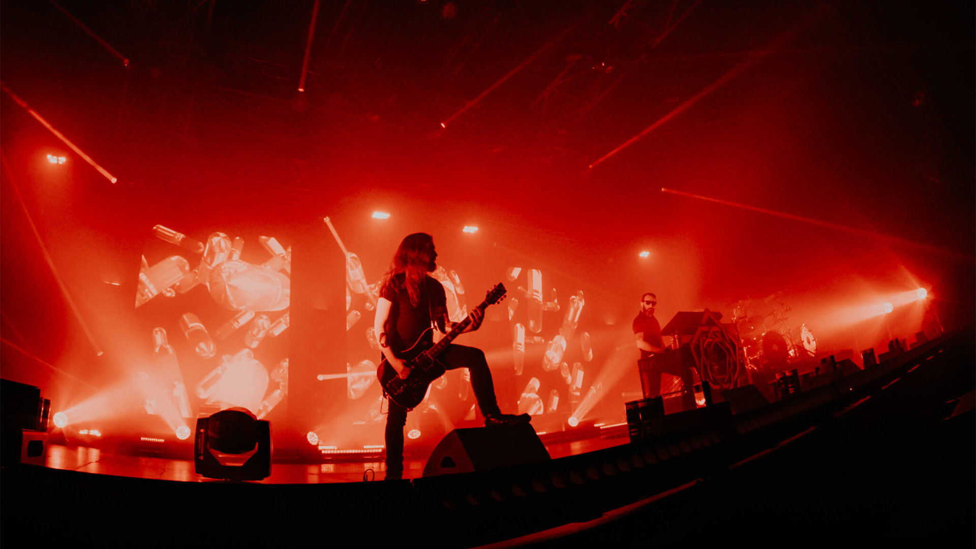 Backdrop for Carpenter Brut - Hellfest 2023