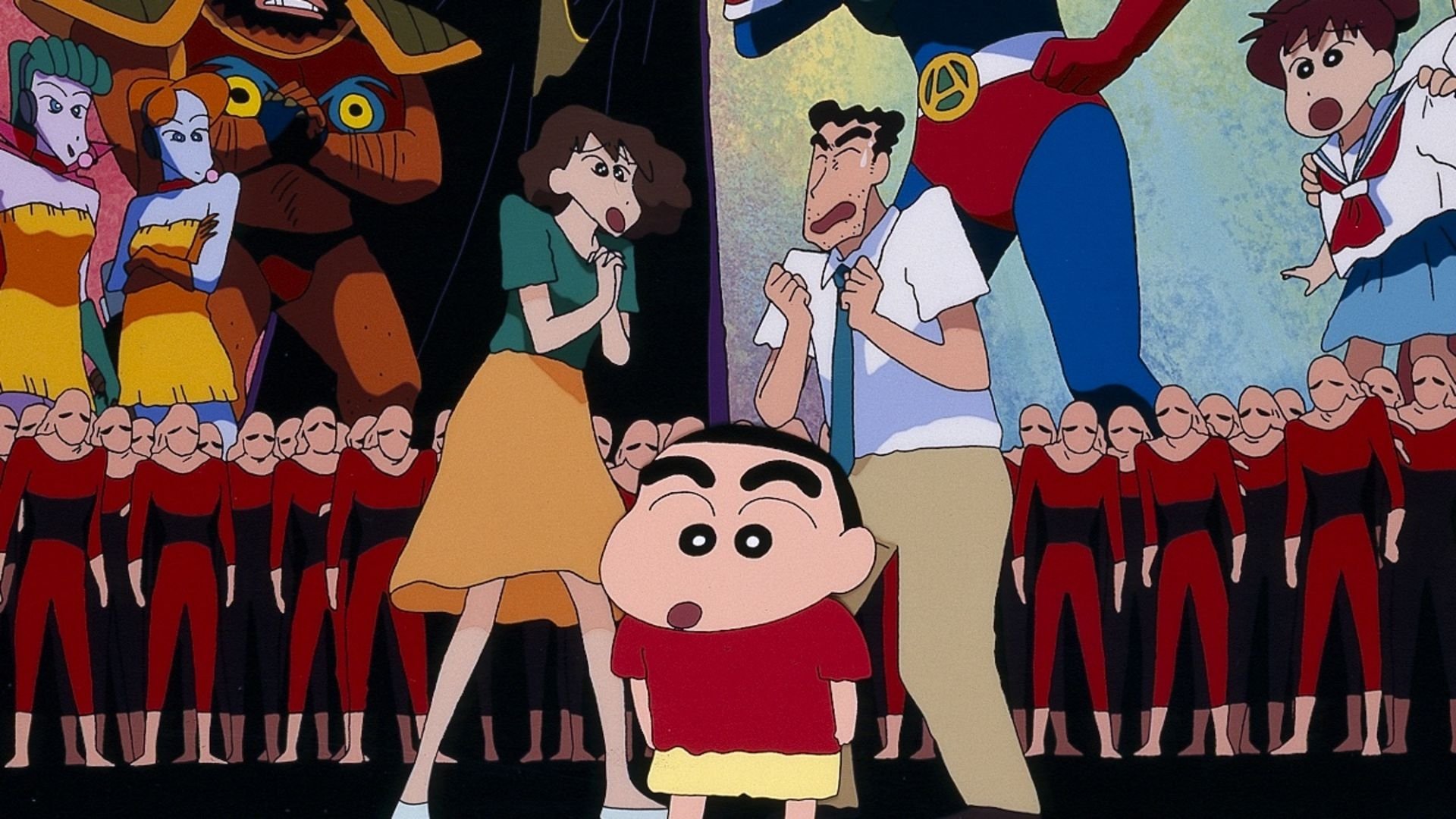 Backdrop for Crayon Shin-chan: Action Mask vs. Leotard Devil