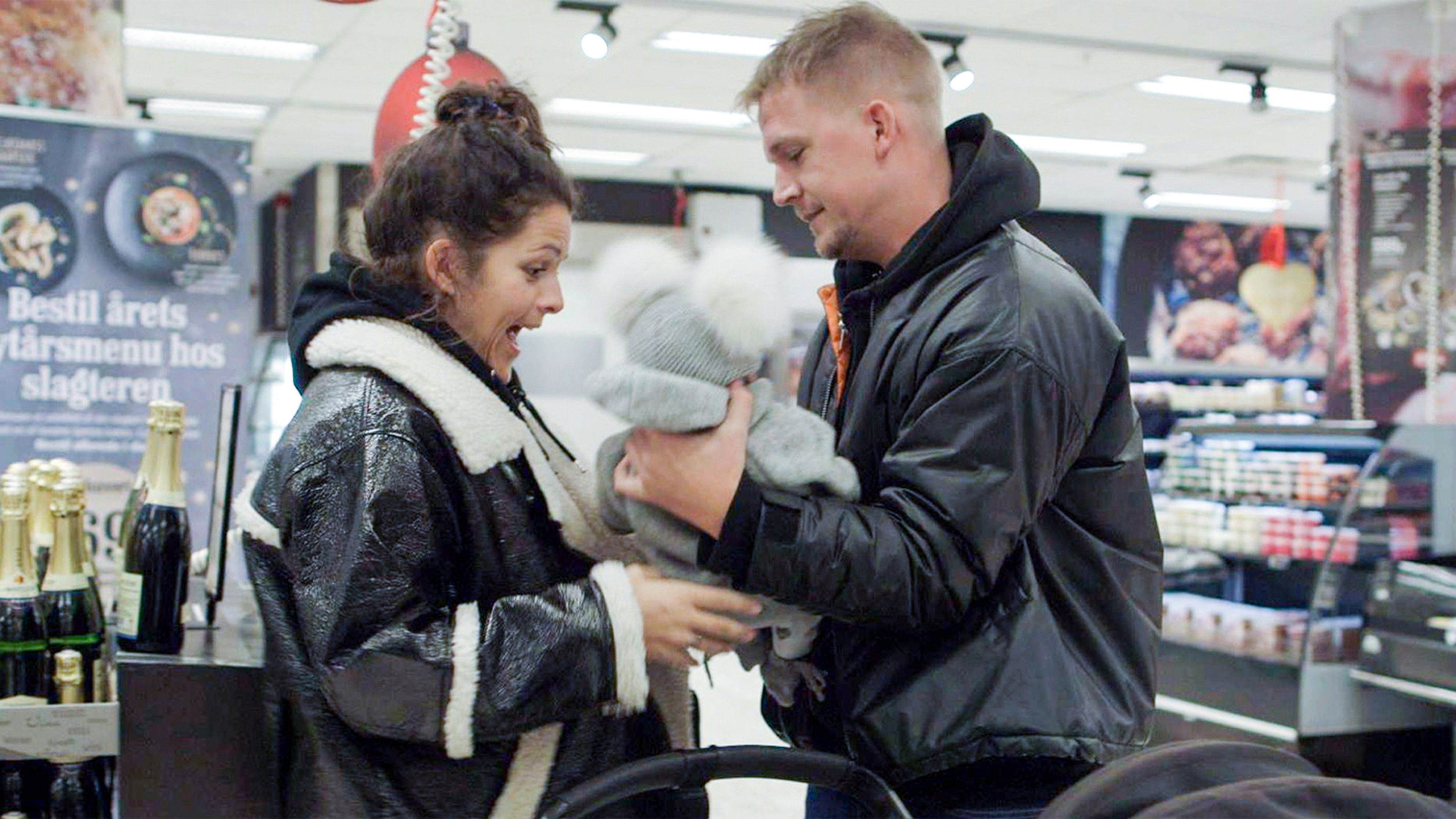 Backdrop for Petra får en baby