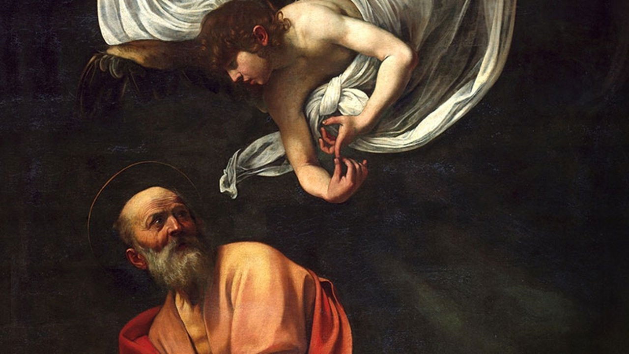 Backdrop for Exhibition on Screen: Caravaggio