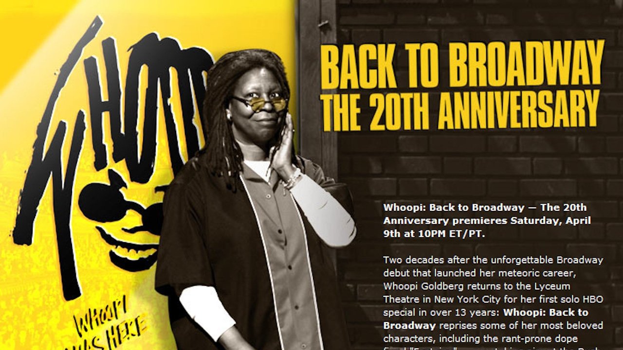 Backdrop for Whoopi Goldberg: Back to Broadway