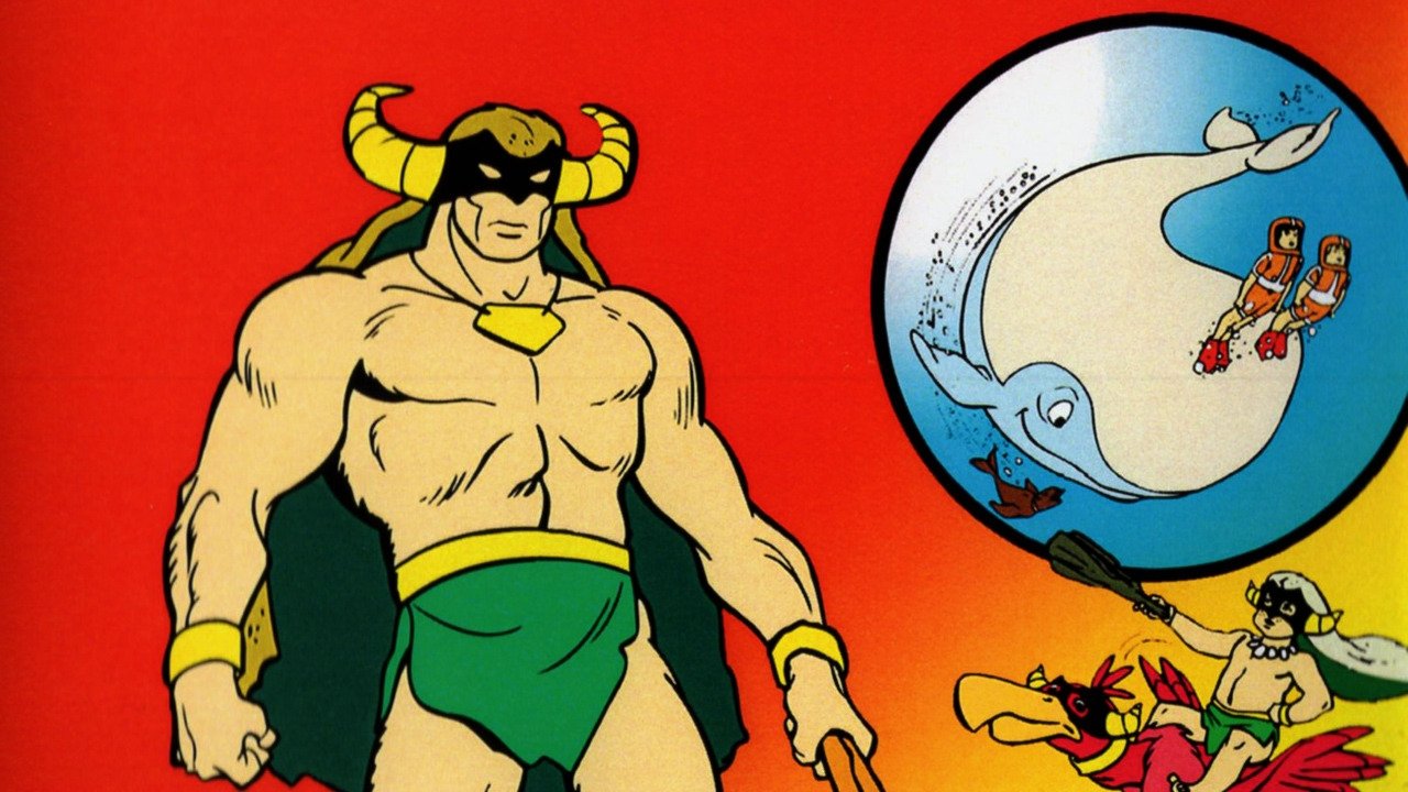 Backdrop for Moby Dick and Mighty Mightor