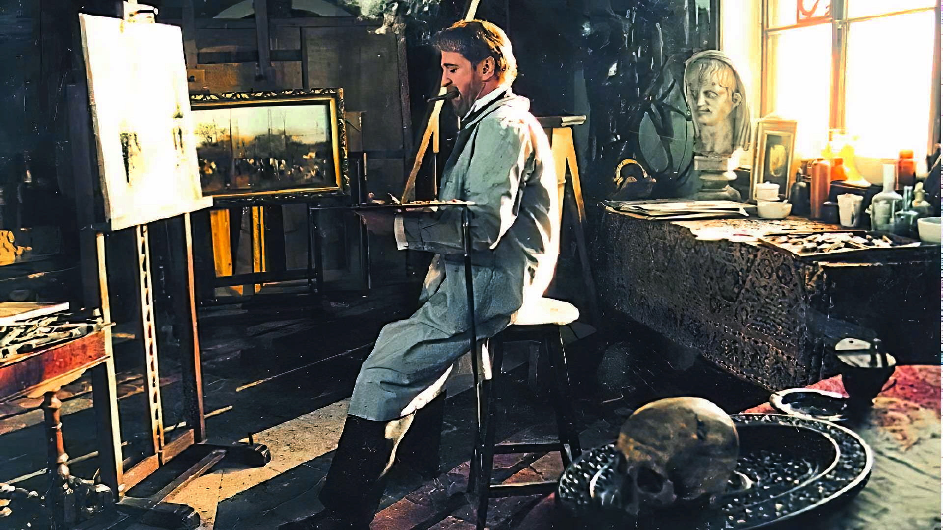 Backdrop for Our God's Brother