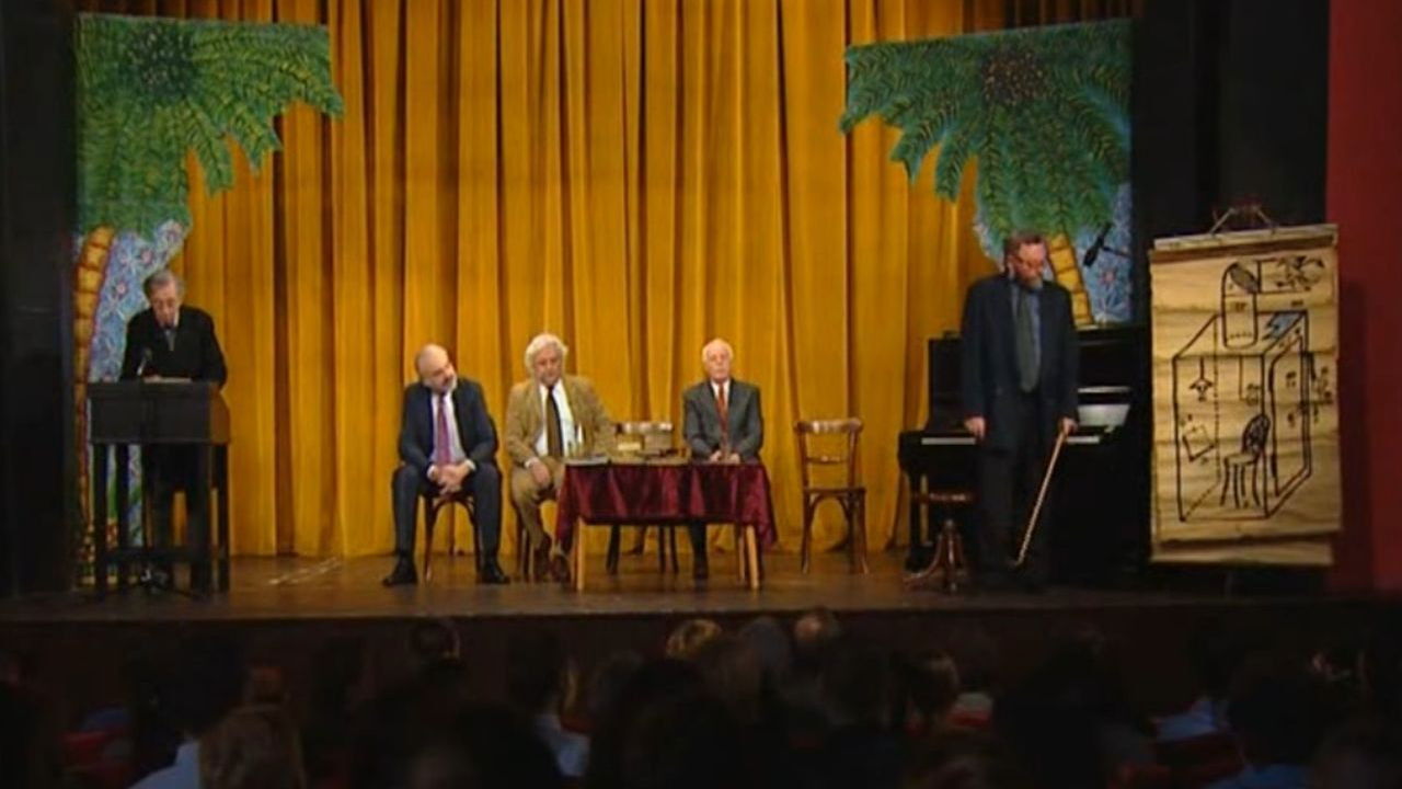 Backdrop for Cimrman in the World of Music