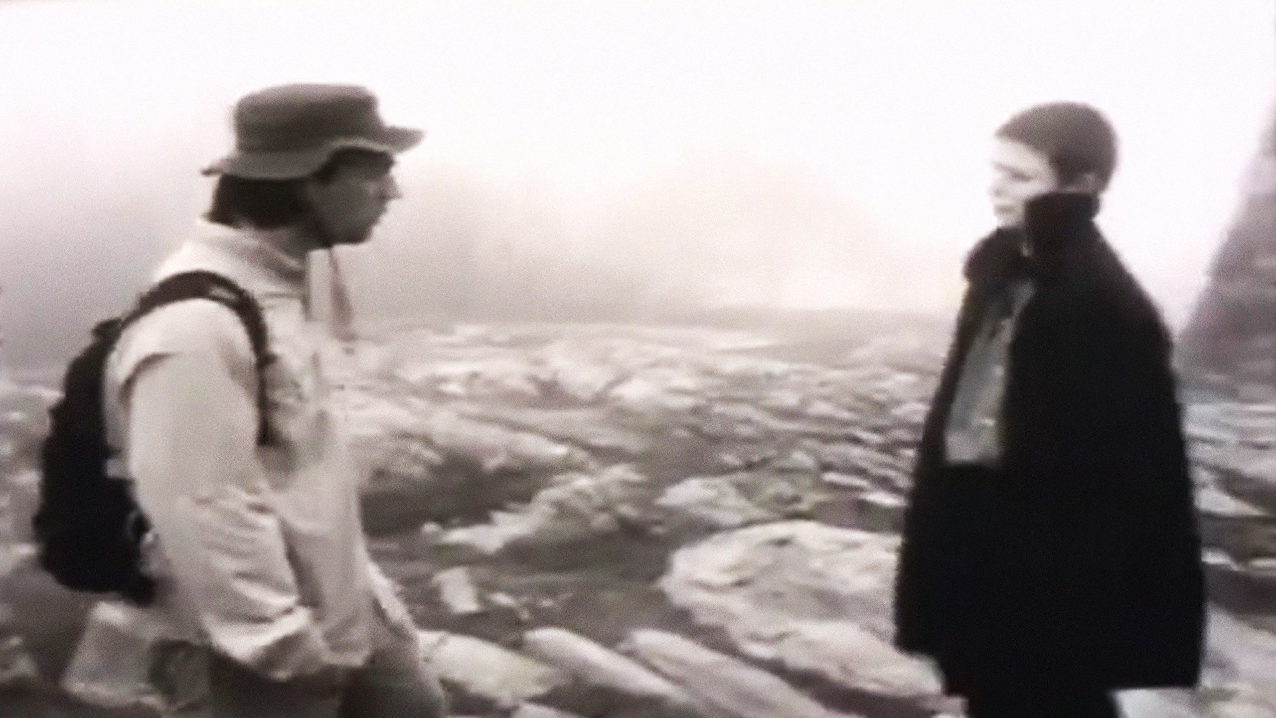 Backdrop for Miles Above, Years Apart