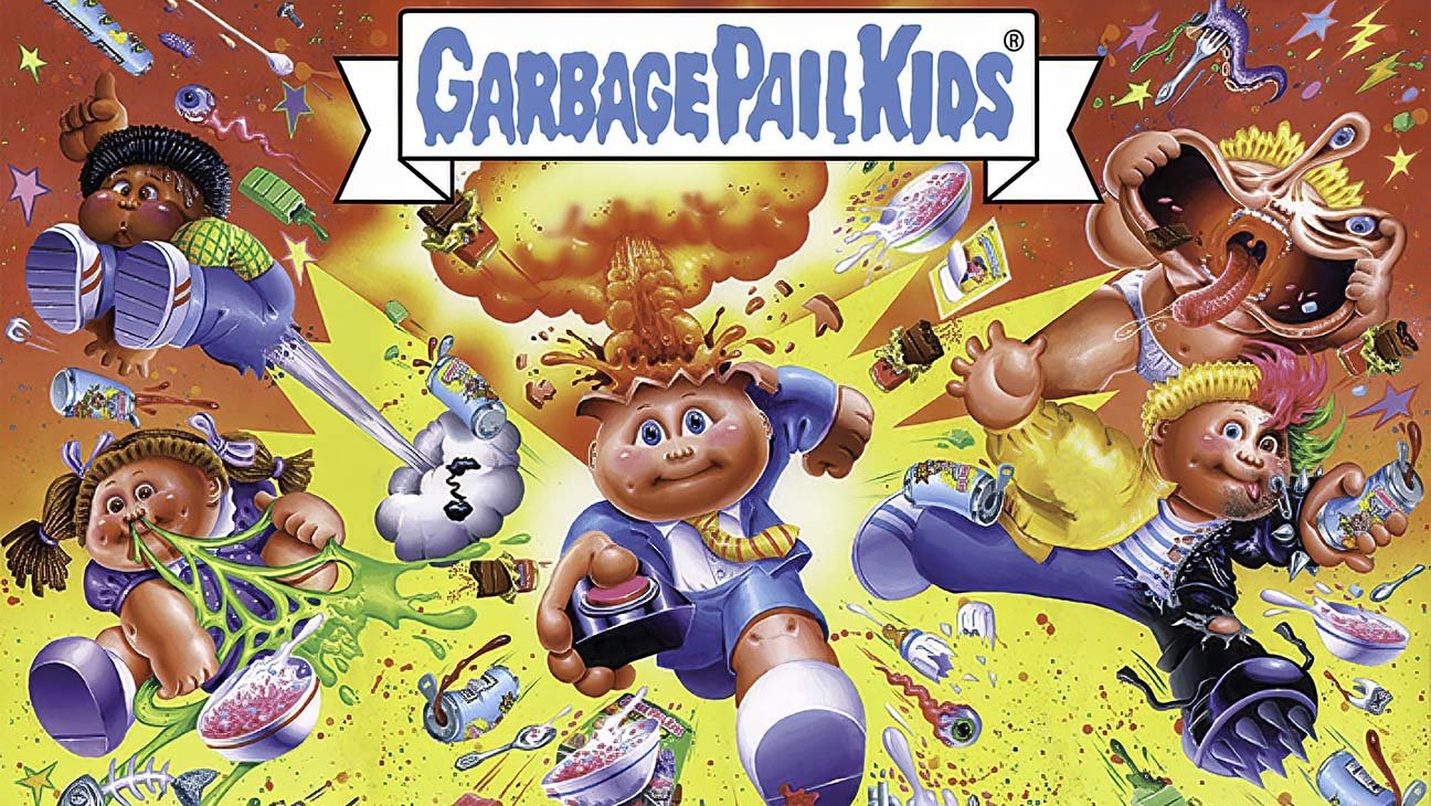 Backdrop for Garbage Pail Kids