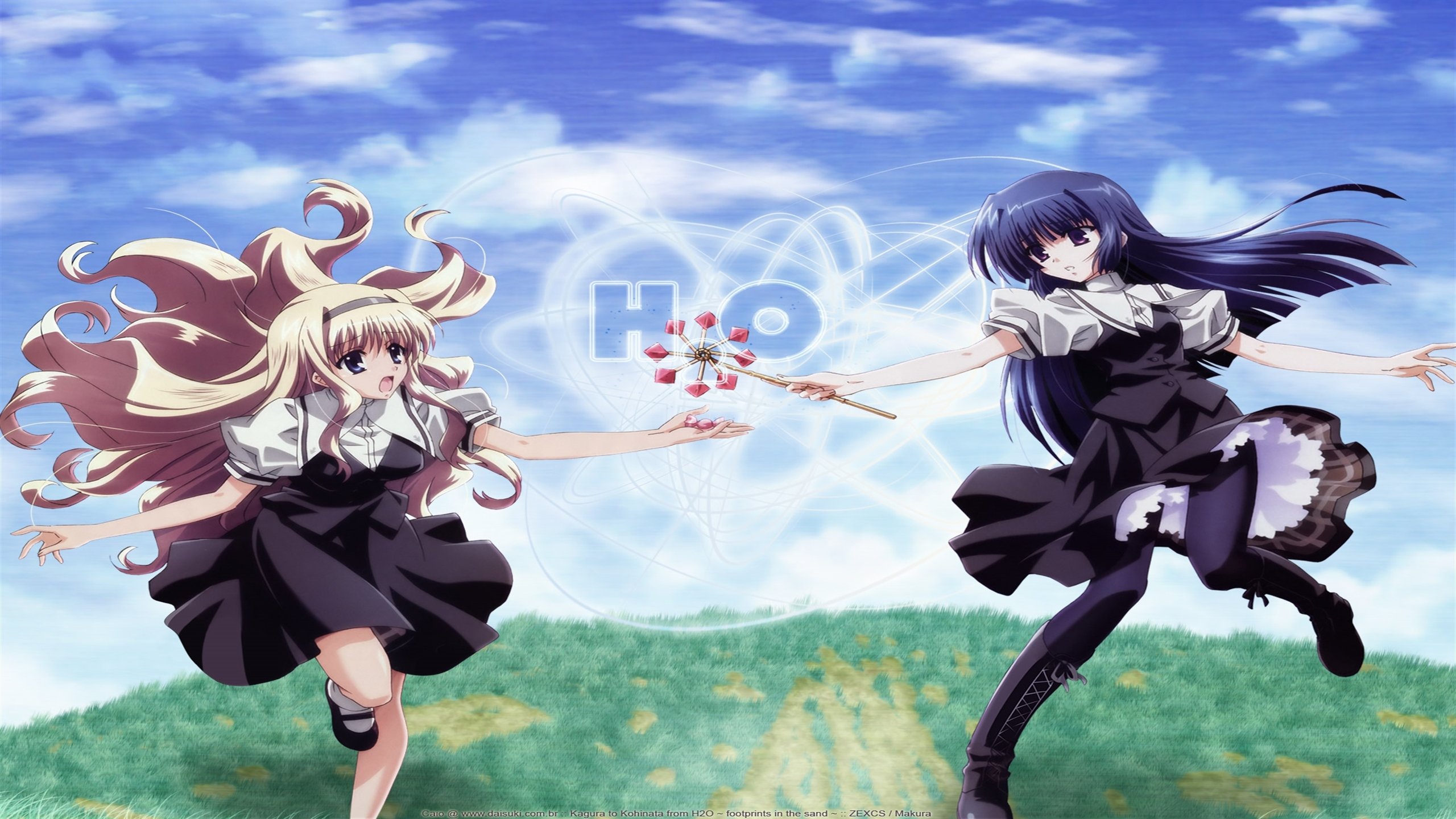 Backdrop for H2O: Footprints in the Sand