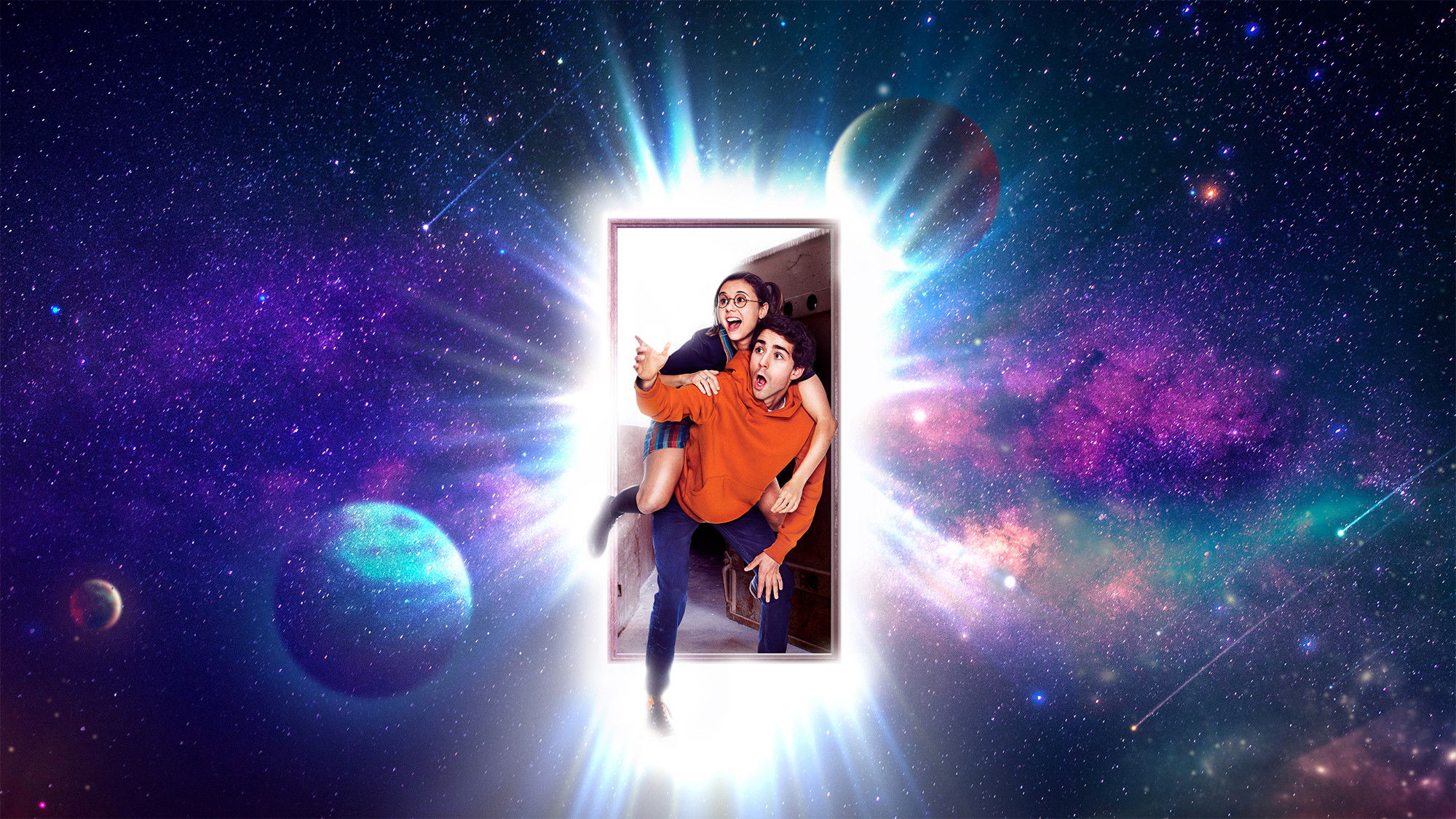 Backdrop for Comme dans l'espace