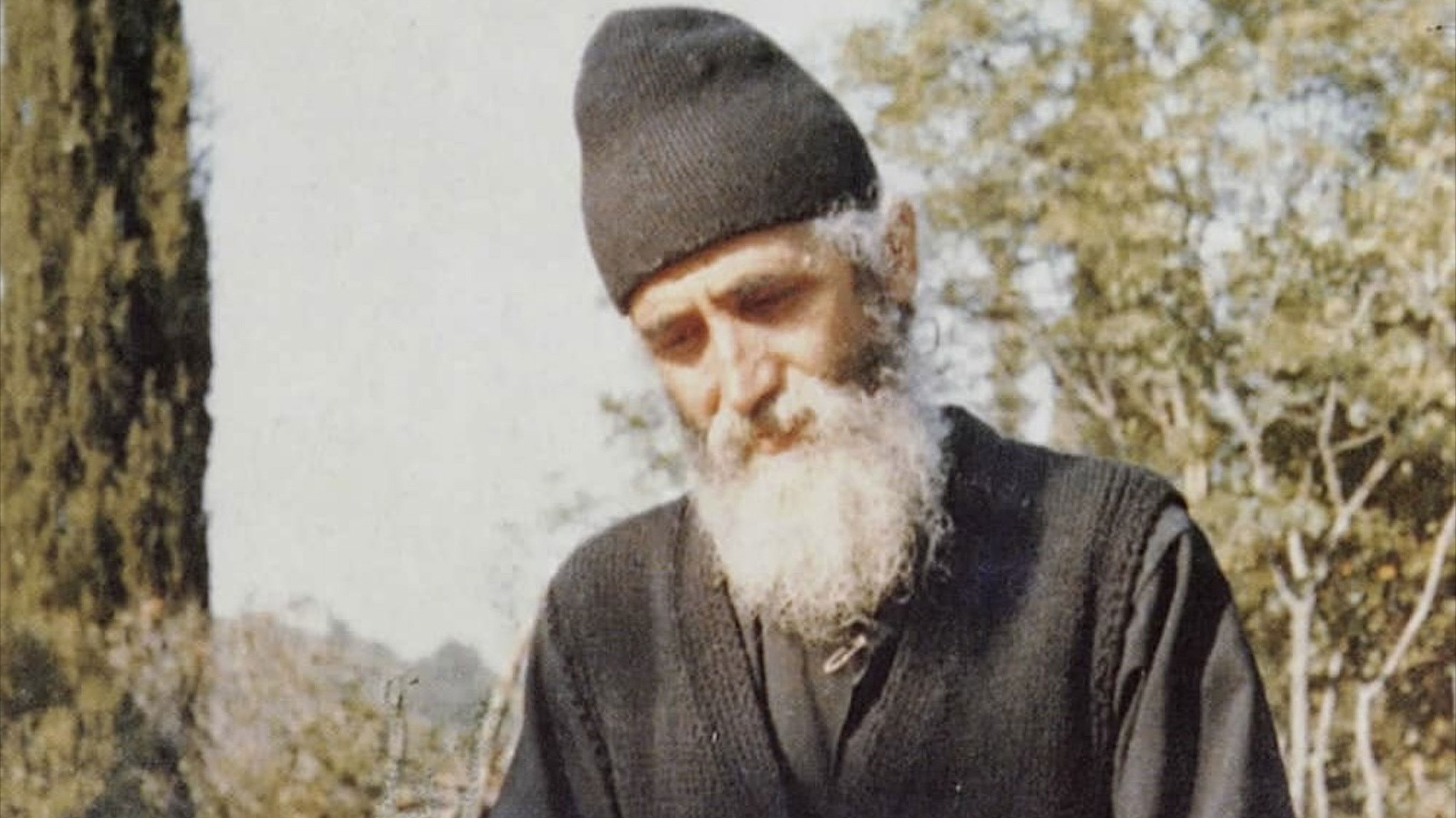 Backdrop for Saint Paisios the Athonite