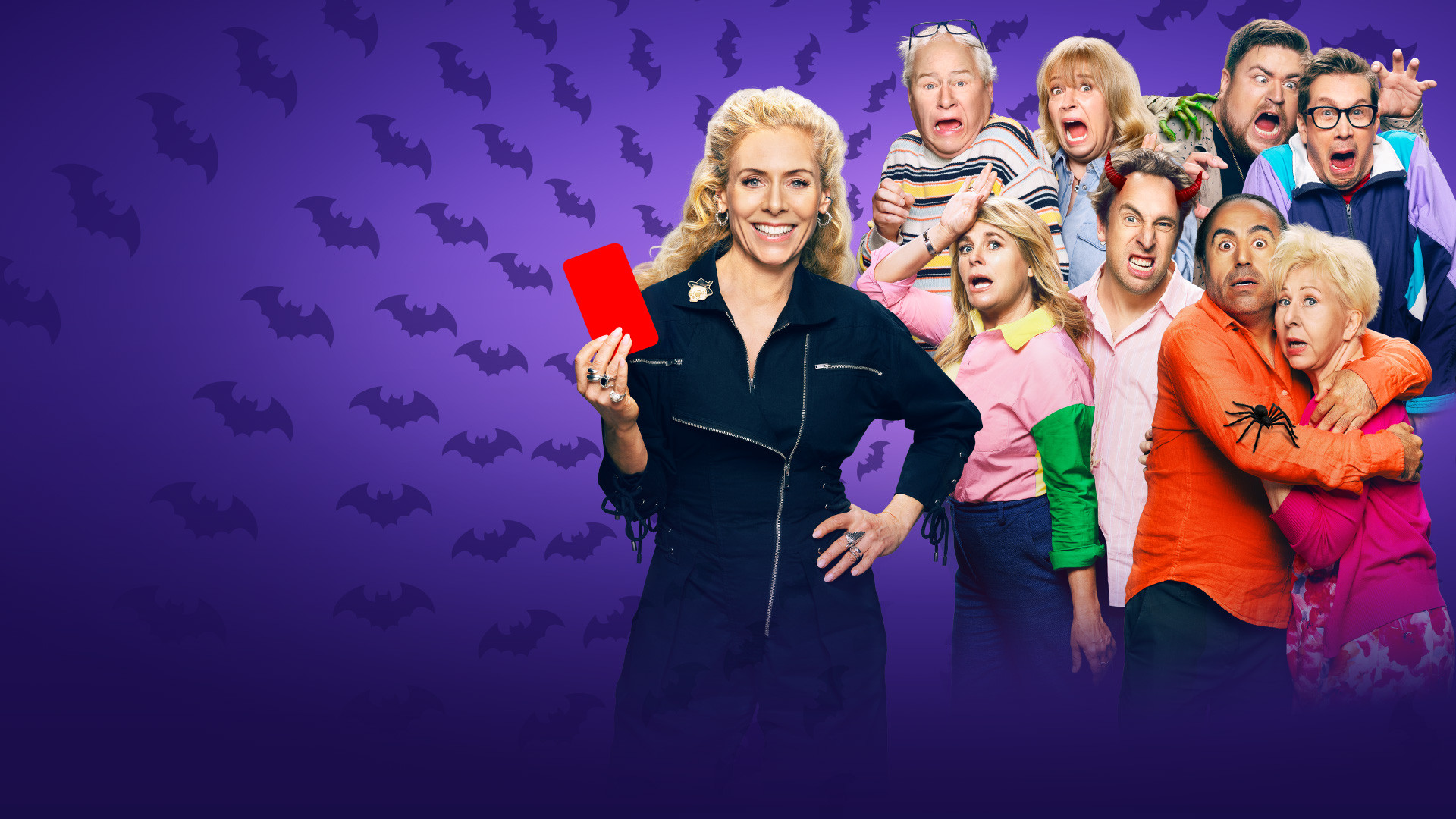 Backdrop for Last One Laughing: Sweden - Halloween Special