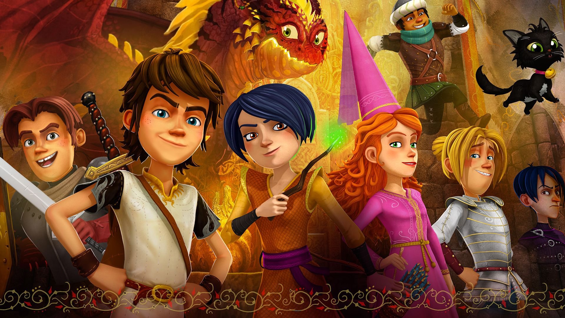 Backdrop for Arthur and the Children of the Round Table