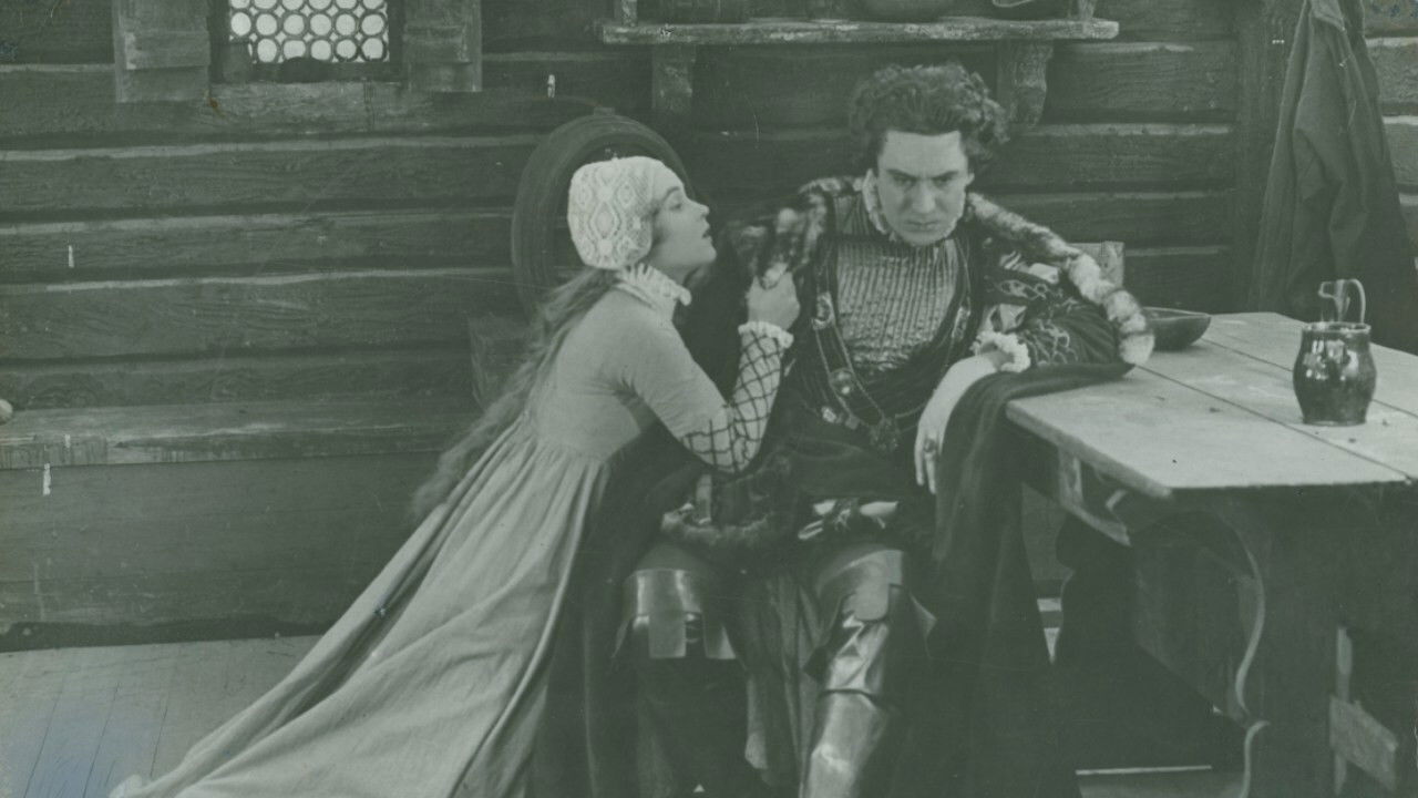 Backdrop for Sir Arne's Treasure