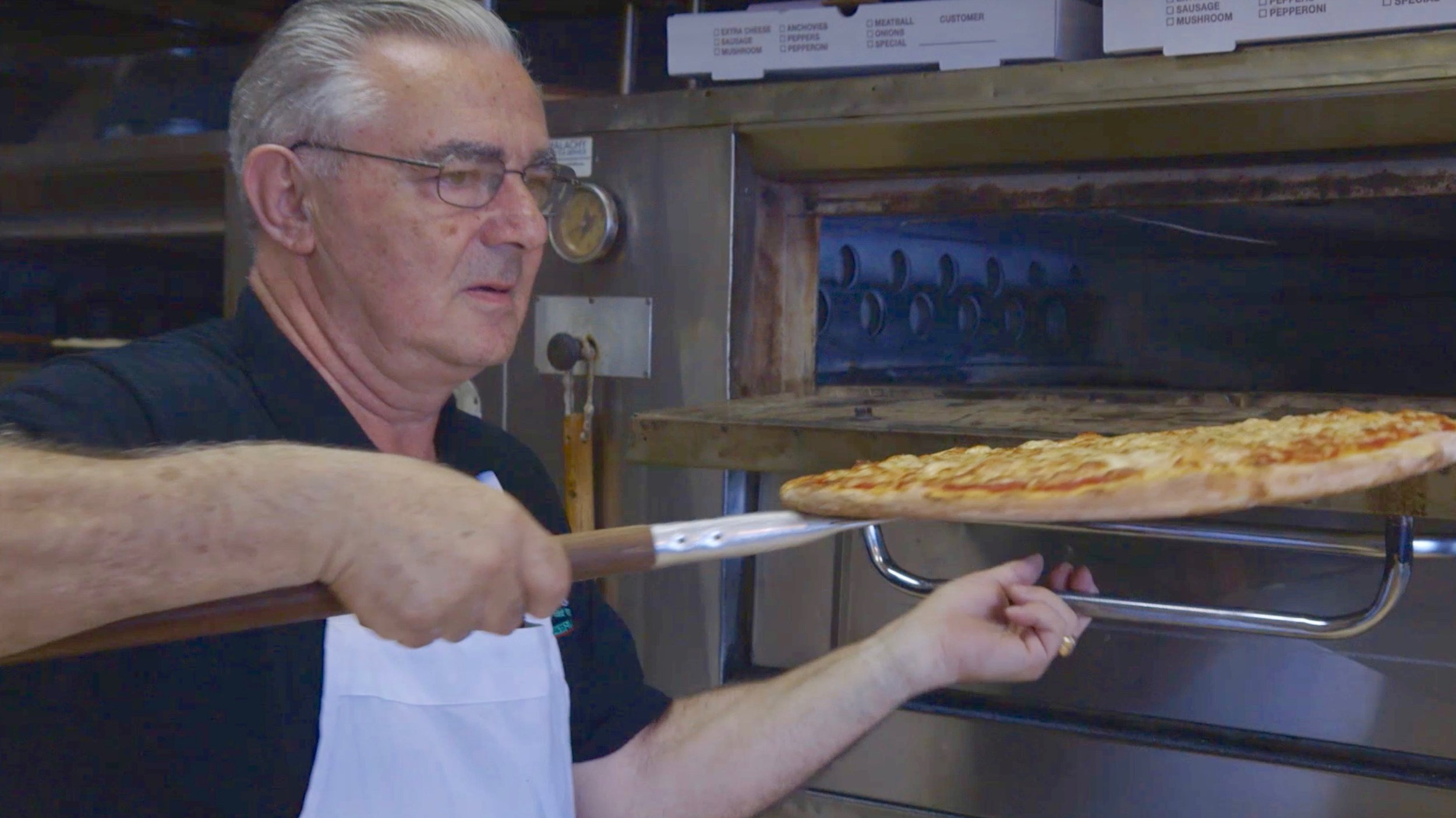 Backdrop for Pizza Shop: An Italian-American Dream