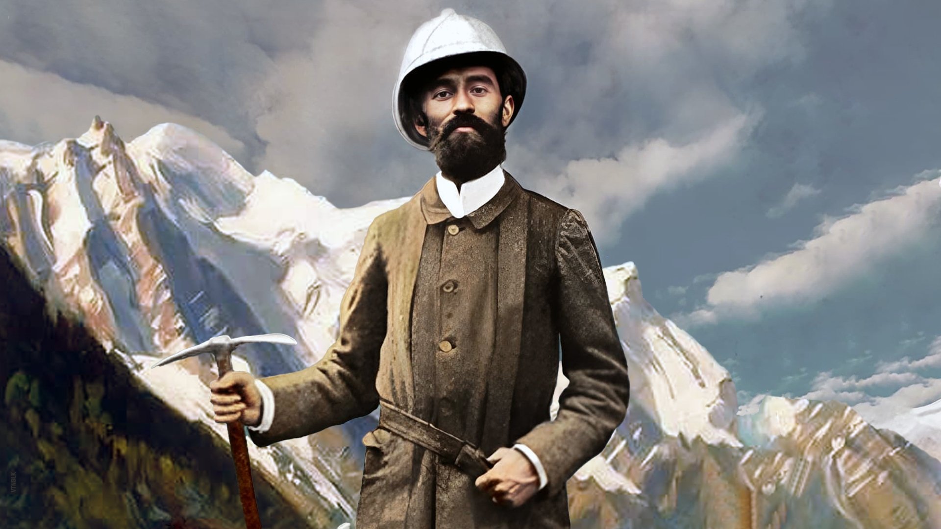 Backdrop for The Ascent of Mont Blanc