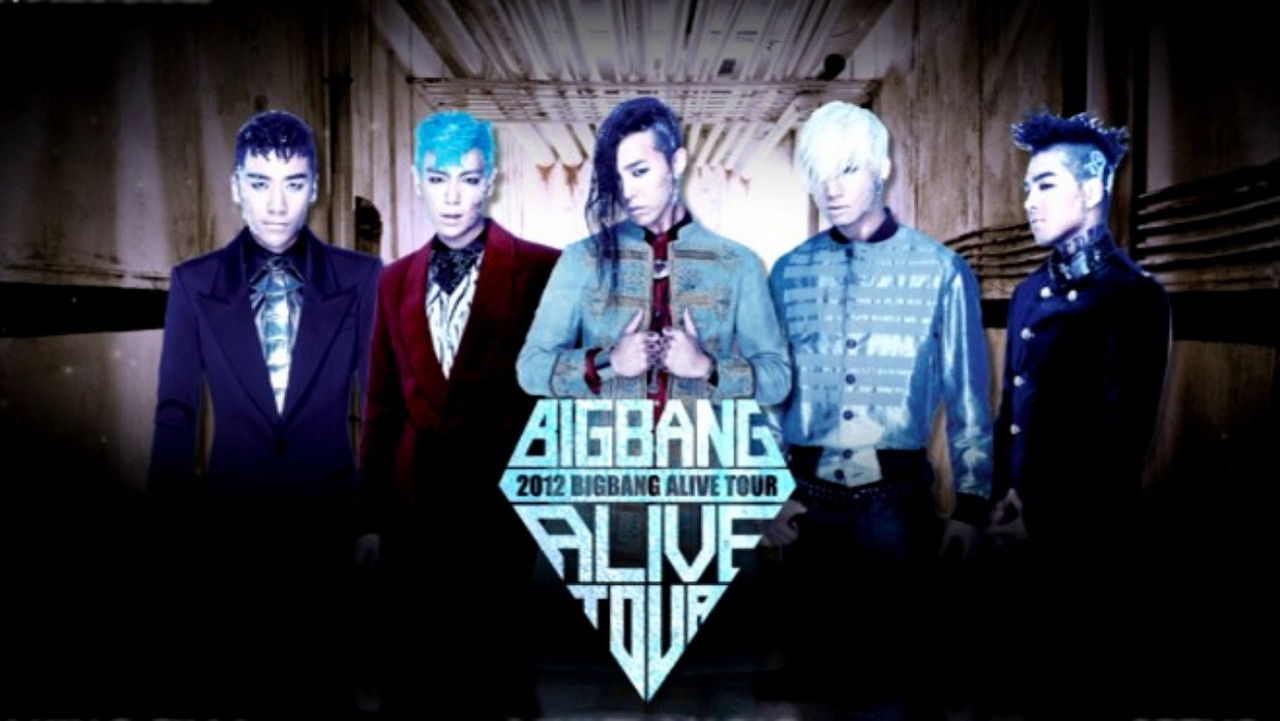 Backdrop for BIGBANG ALIVE TOUR 2012 In Seoul