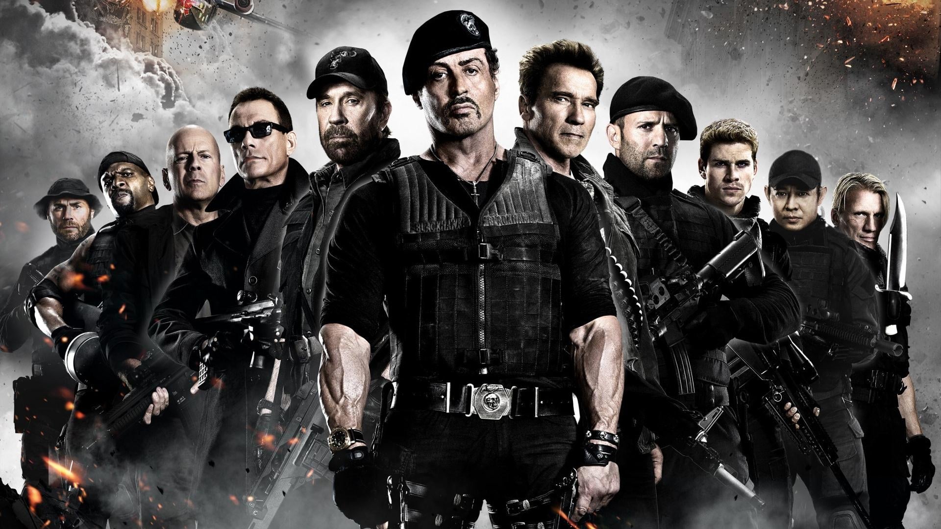 Backdrop for The Expendables 2