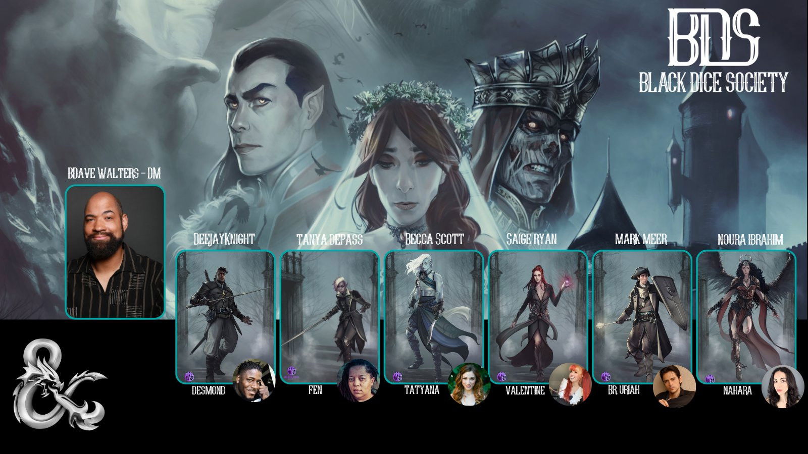 Backdrop for Black Dice Society