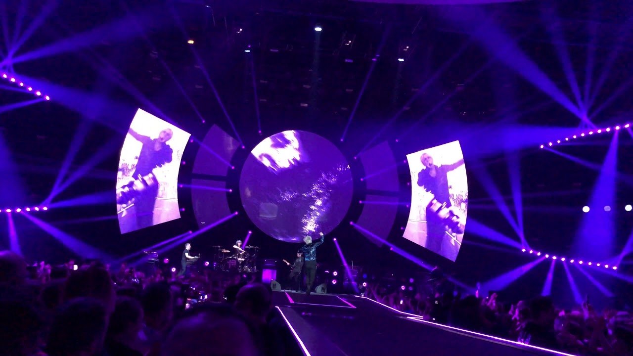 Backdrop for Indochine - Black City Tour