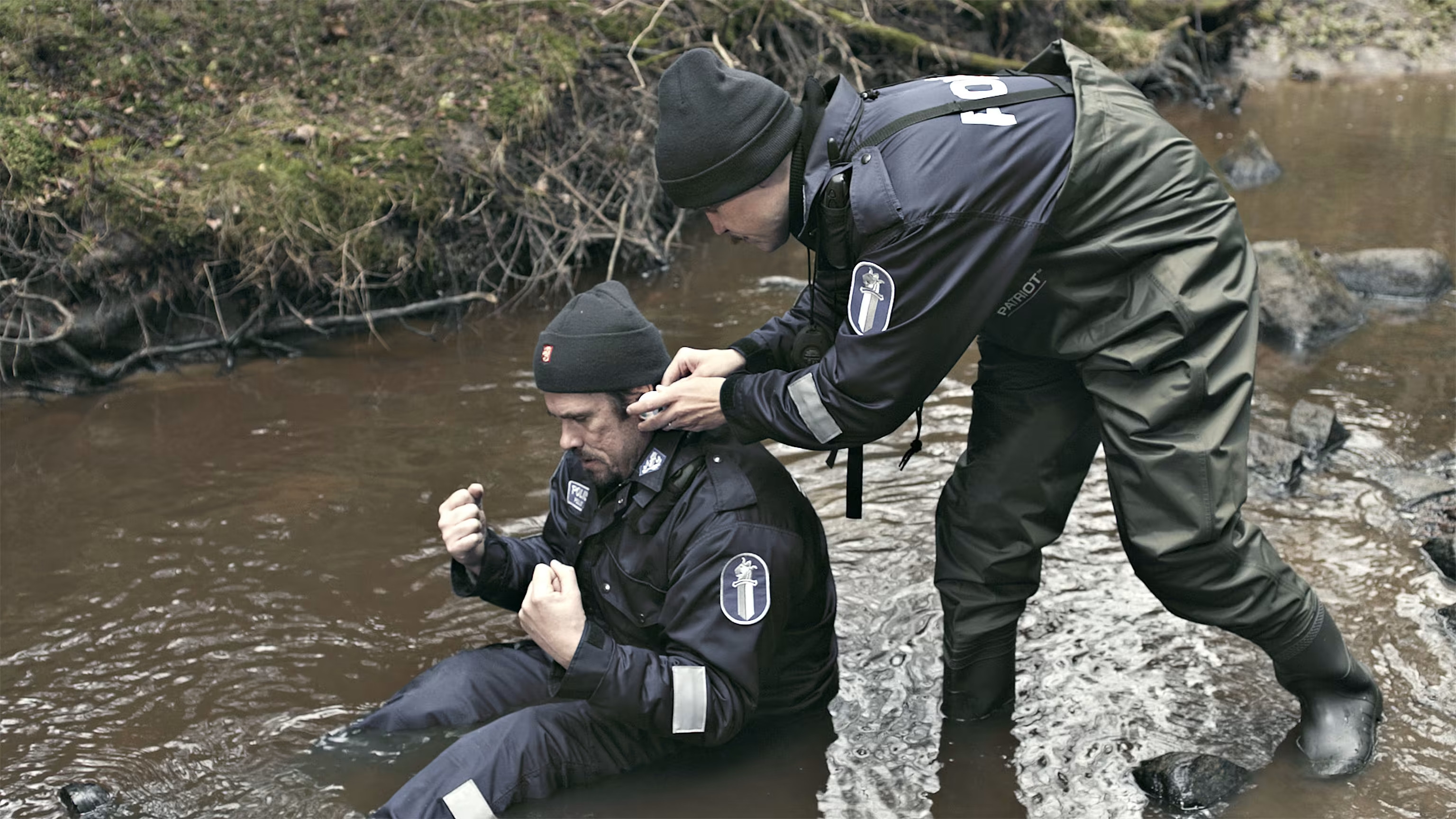 Backdrop for Police Investigates
