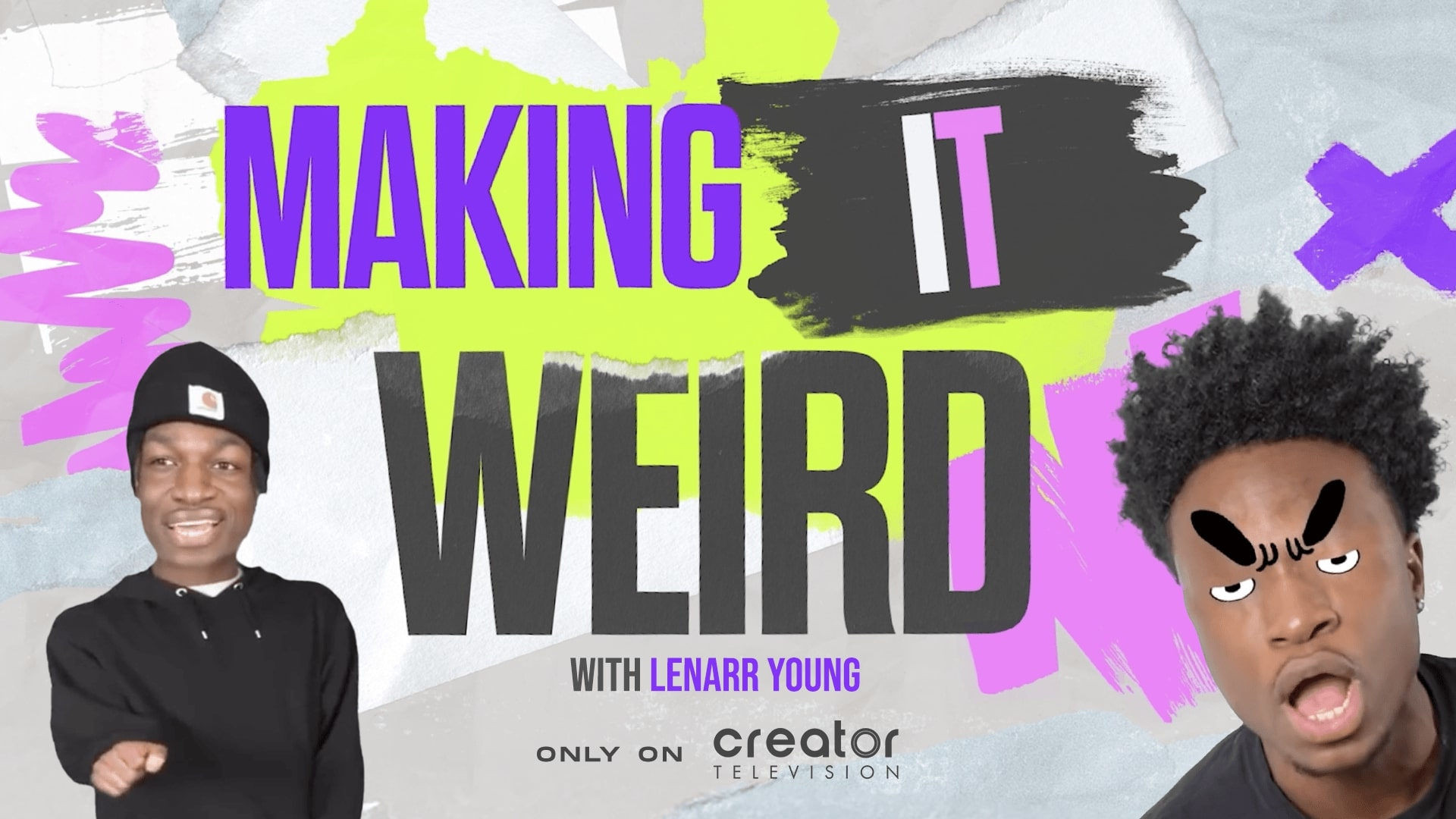 Backdrop for Making It Weird with Lenarr Young
