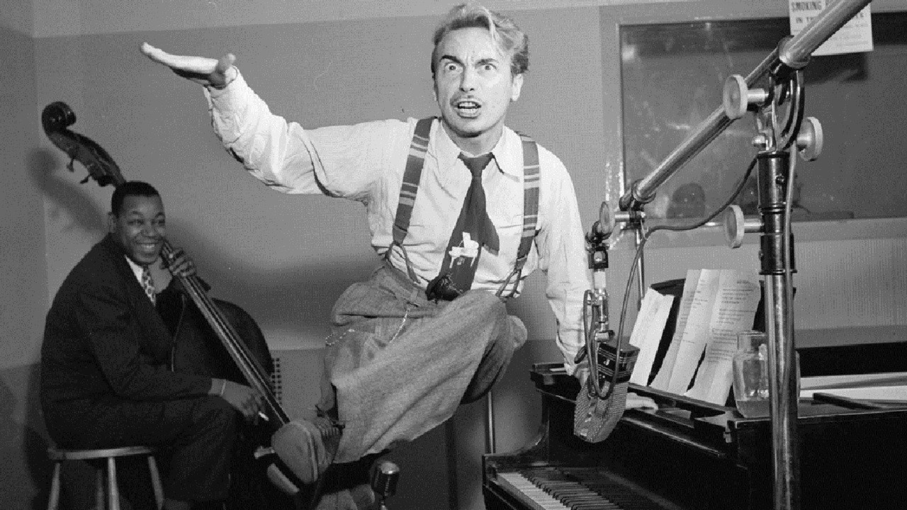 Backdrop for Boogie in Blue: Harry "The Hipster" Gibson