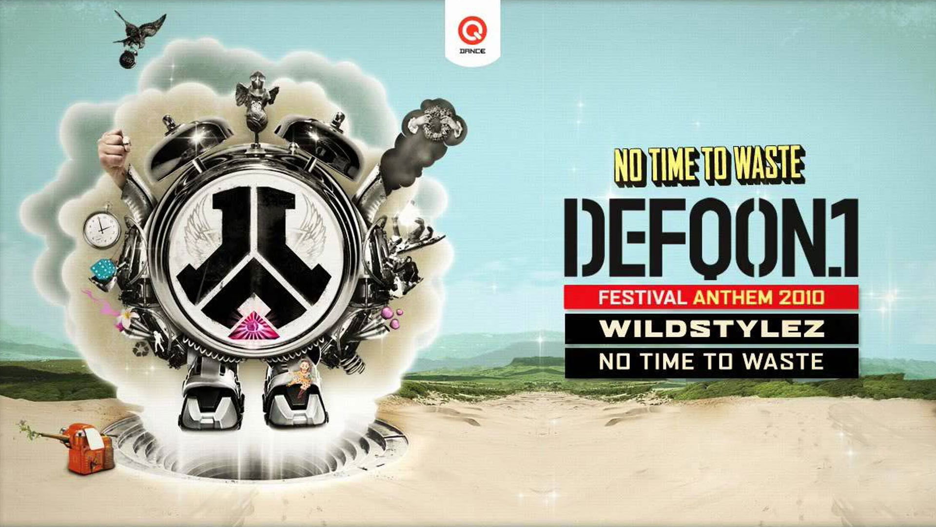 Backdrop for DefQon.1 Festival 2010